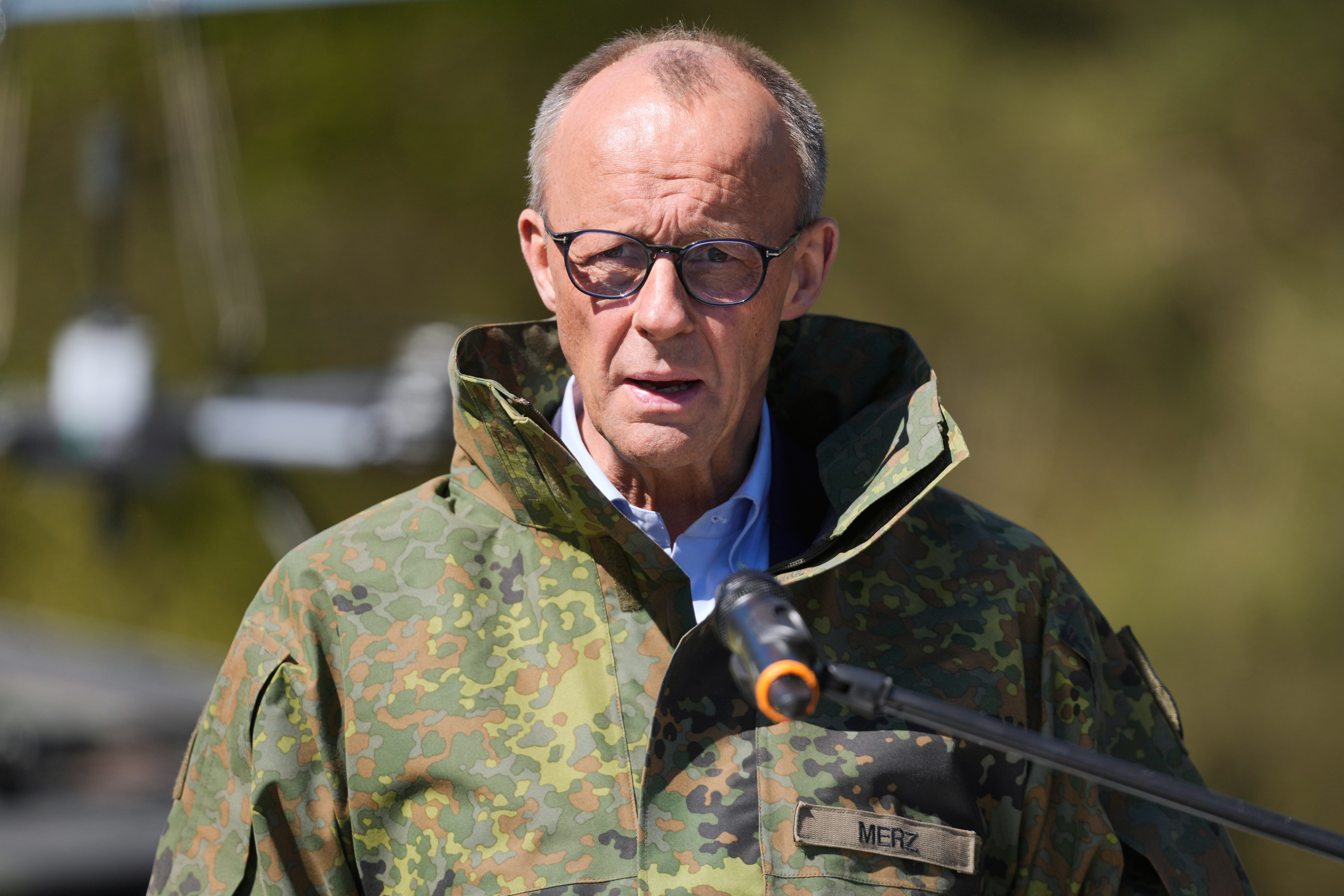 German Chancellor Friedrich Merz. (AP Photo/Markus Schreiber)
