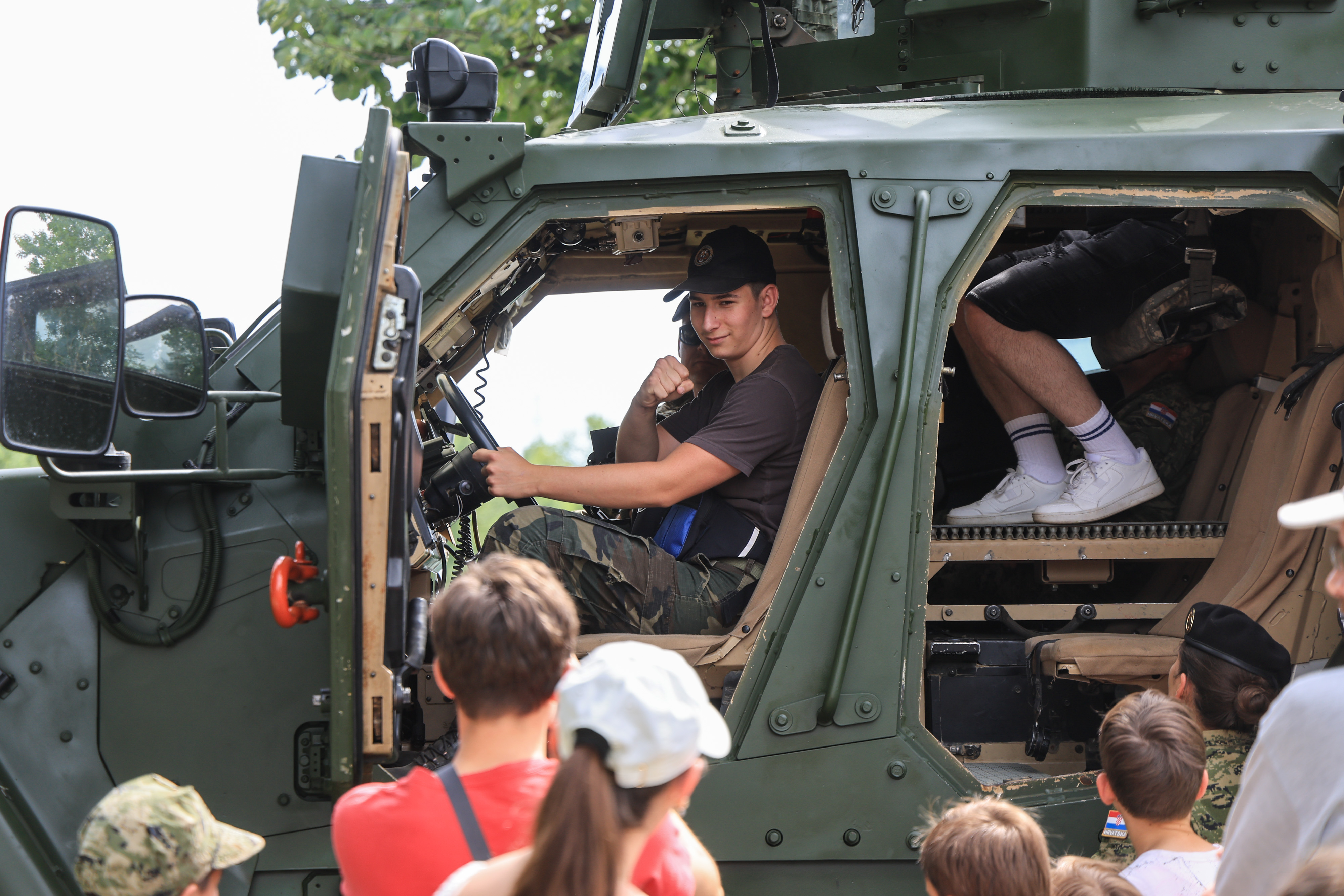 30.05.2026, Zagreb - Obiljezavanje Dana drzavnosti na Jarunu uz pokazne vjezbe Hrvatske vojske i policije. Izlozba naoruzanja i opreme Oruzanih snaga Republike Hrvatske. Photo: Marko Prpic/PIXSELL