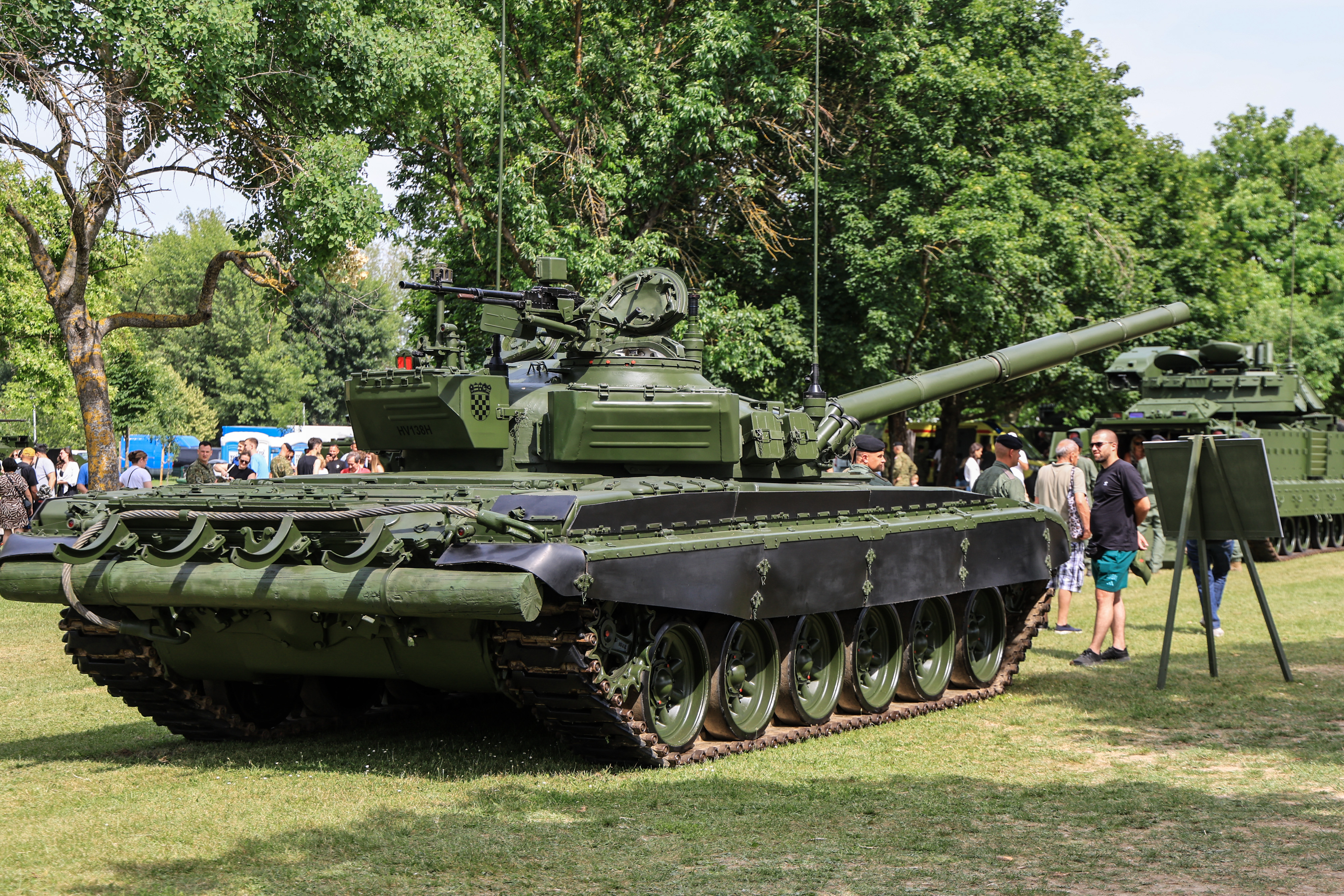 30.05.2026, Zagreb - Obiljezavanje Dana drzavnosti na Jarunu uz pokazne vjezbe Hrvatske vojske i policije. Izlozba naoruzanja i opreme Oruzanih snaga Republike Hrvatske. Photo: Marko Prpic/PIXSELL