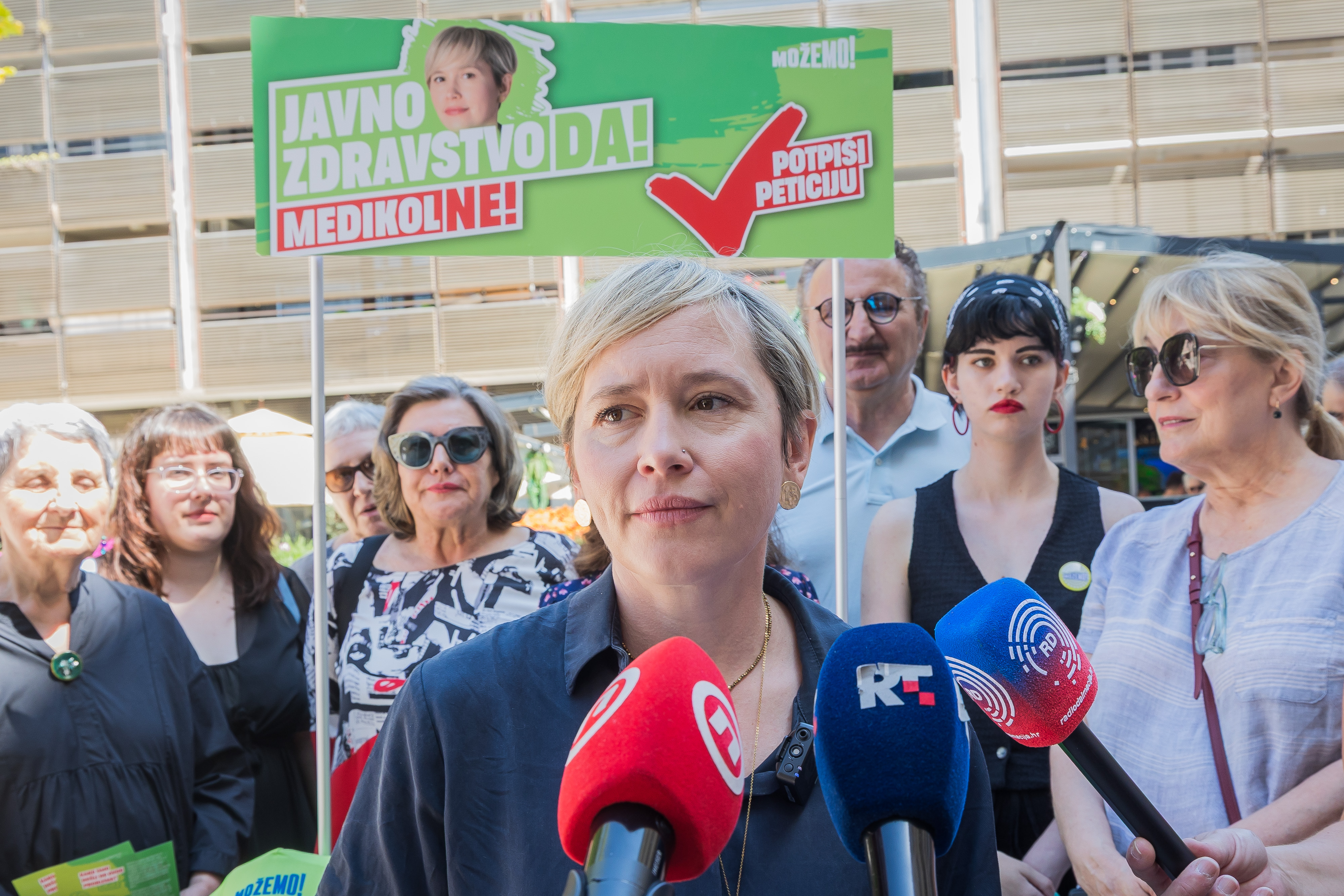 31.05.2026., Split - Ivana Kekin sqborska Zastupnica stranke Mozemo odrzala je Press Konferenciju o Medikolu. Photo: Zvonimir Barisin/PIXSELL