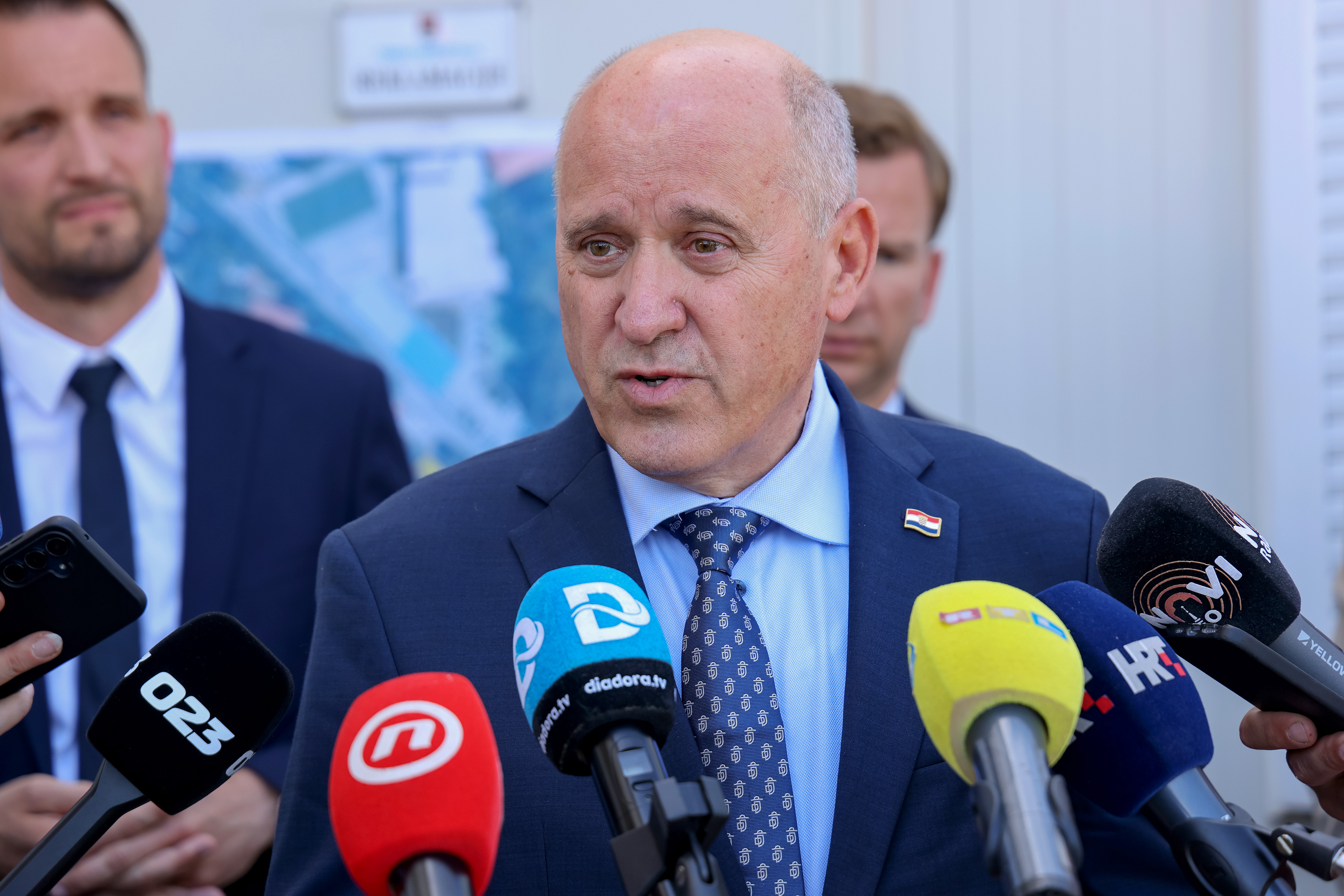 04.05.2026., Zadar - Potpredsjednik Vlade i ministar prostornog uredjenja, graditeljstva i drzavne imovine Branko Bacic Photo: Sime Zelic/PIXSELL