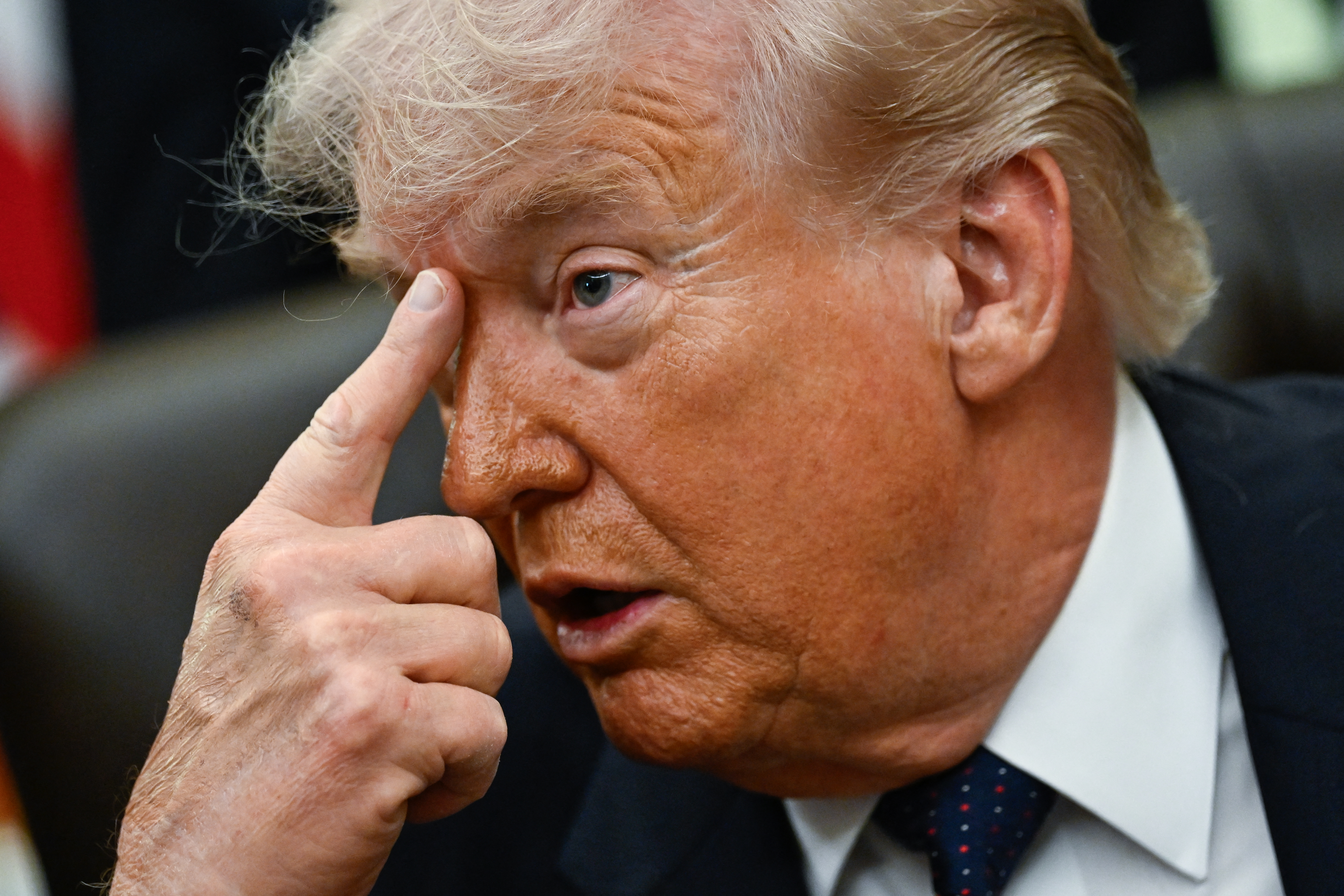 US President Donald Trump. (Photo by Kent NISHIMURA / AFP)