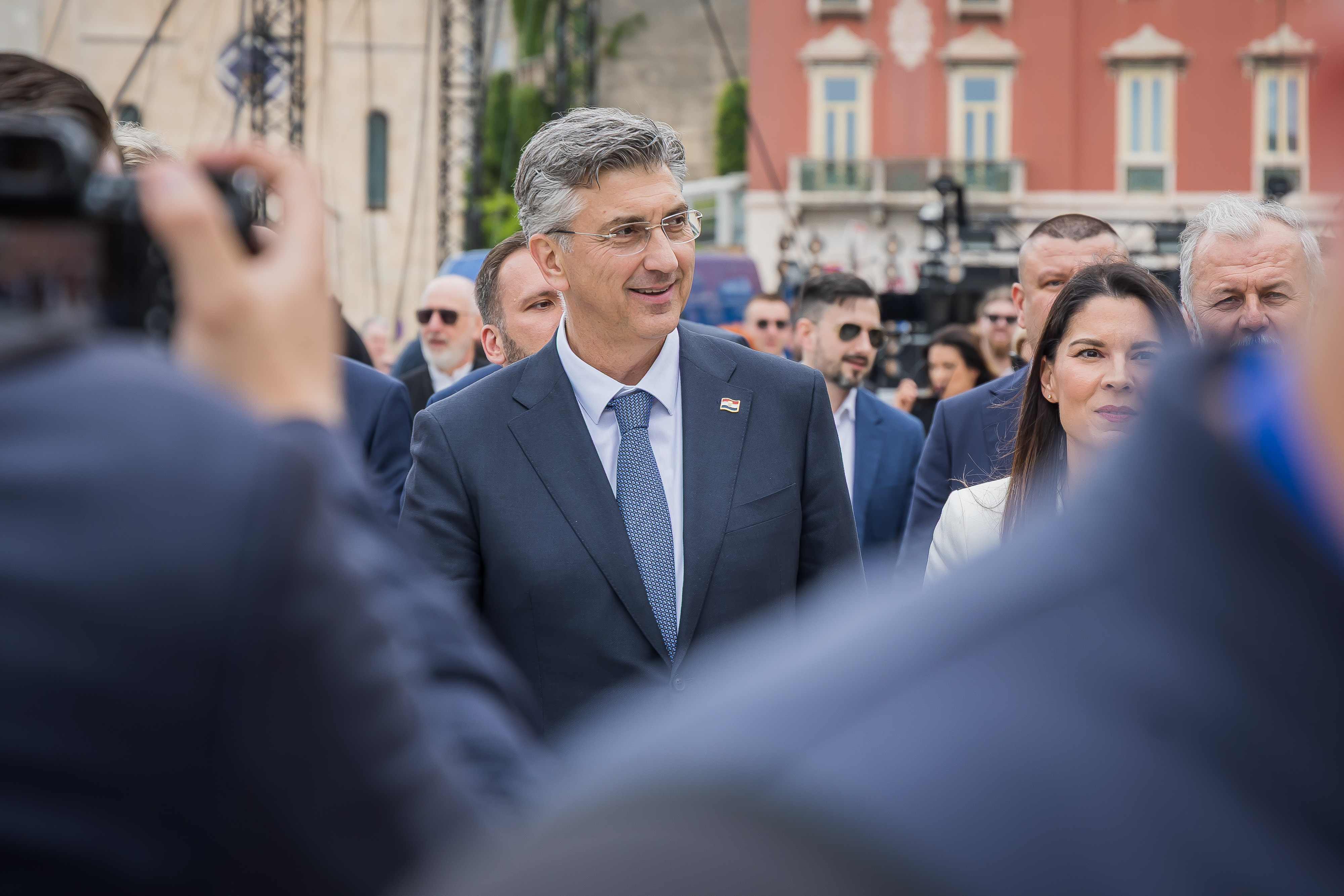 06.05.2026., Split.  - Premijer Andrej Plenkovic prosetao je centrom Splita,. Photo: Zvonimir Barisin/PIXSELL