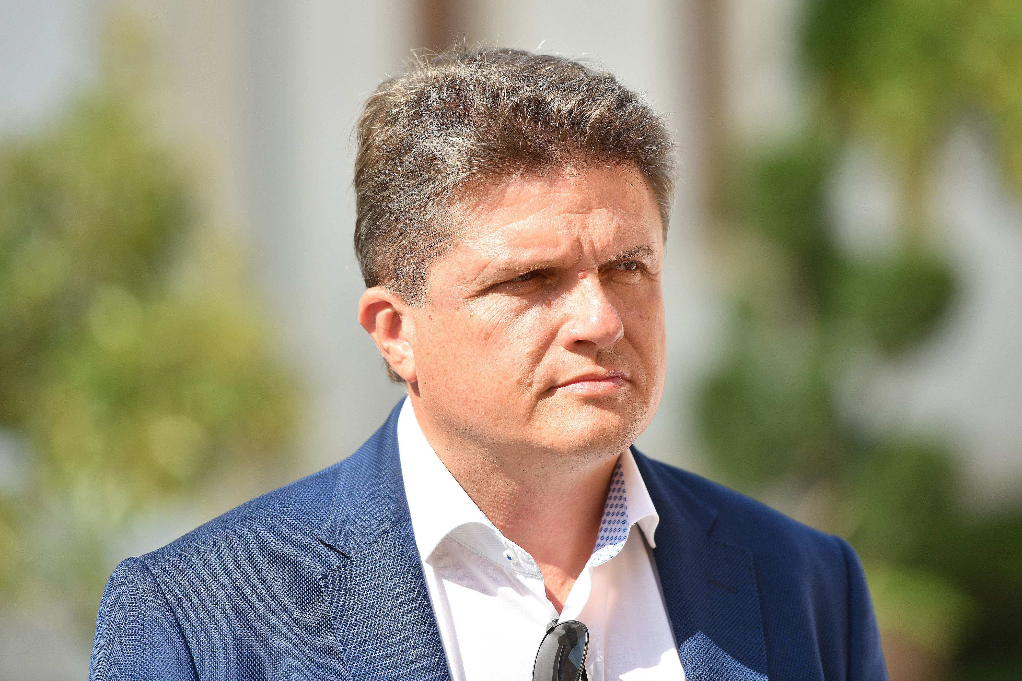 07.08.2025., Varazdin- Konferencija za medije povodom zavrsetka radova u Pavlinskoj ulici u samom centru Varazdina. Miroslav Markovic. Photo: Vjeran Zganec Rogulja/PIXSELL