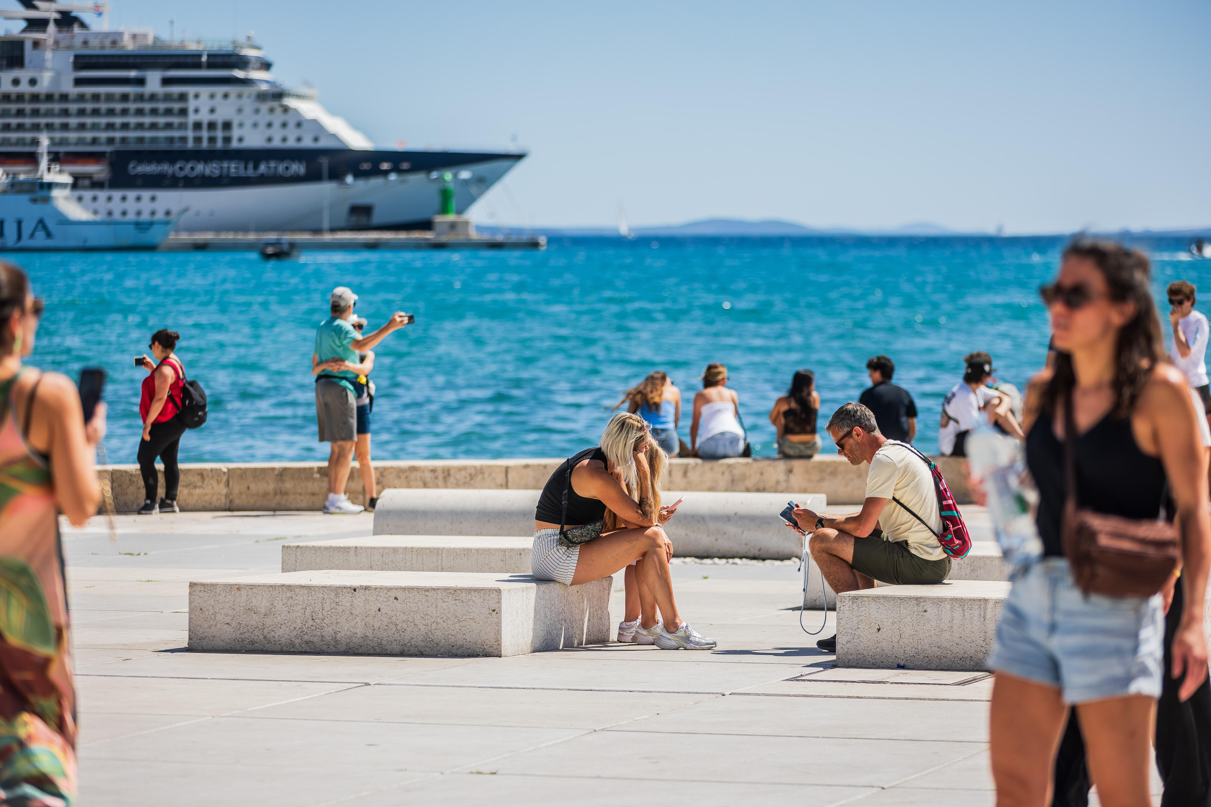 30.05.2026., Split  - Turisti u setnji rivom. Photo: Zvonimir Barisin/PIXSELL