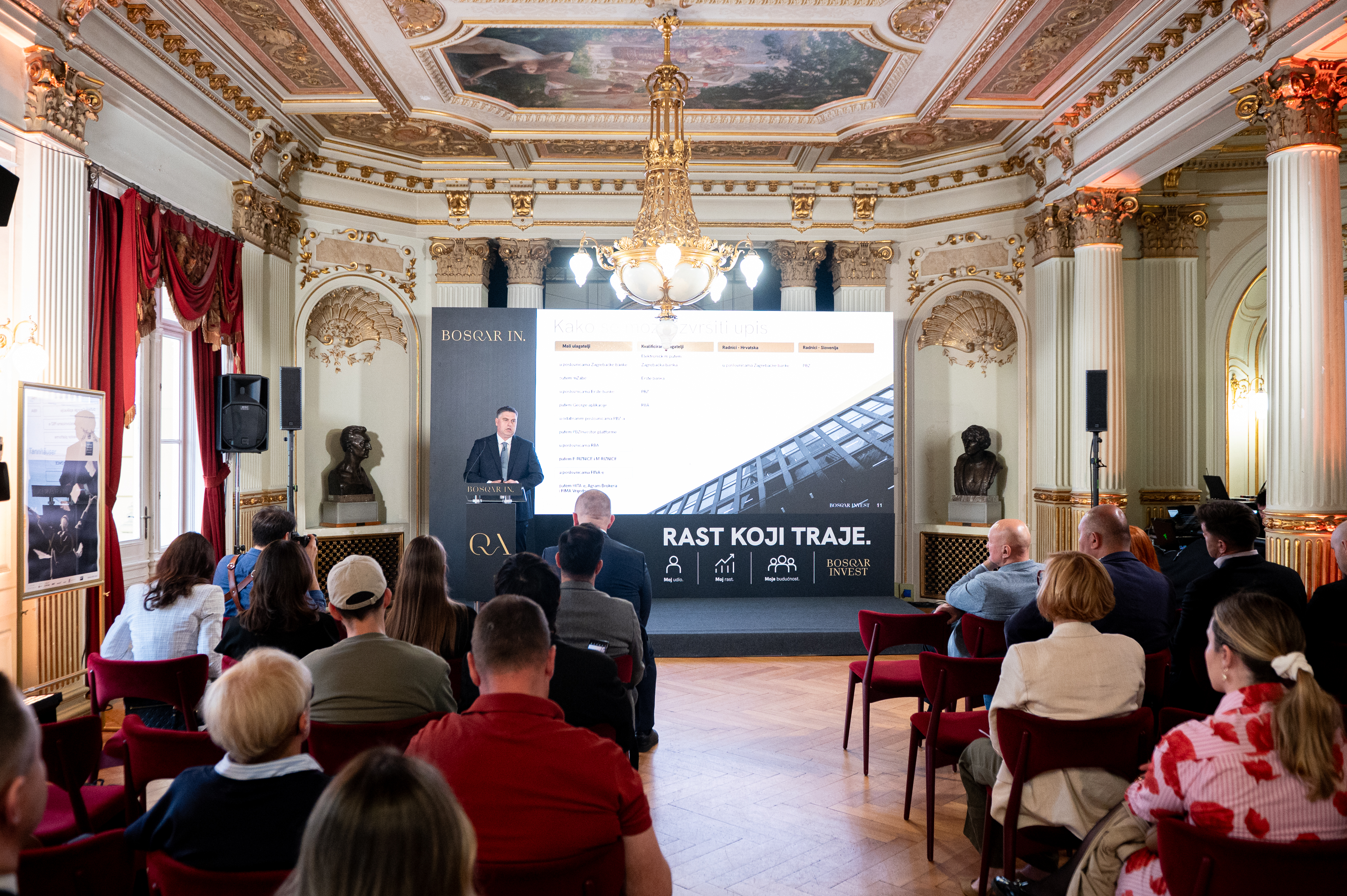 Konferencija za medije BOSQAR INVEST grupe povodom objave Javnog poziva na upis i podnosenje ponuda na kupnju dionica BOSQAR INVESTA. Vanja Vlak. Photo: Luka Antunac/PIXSELL