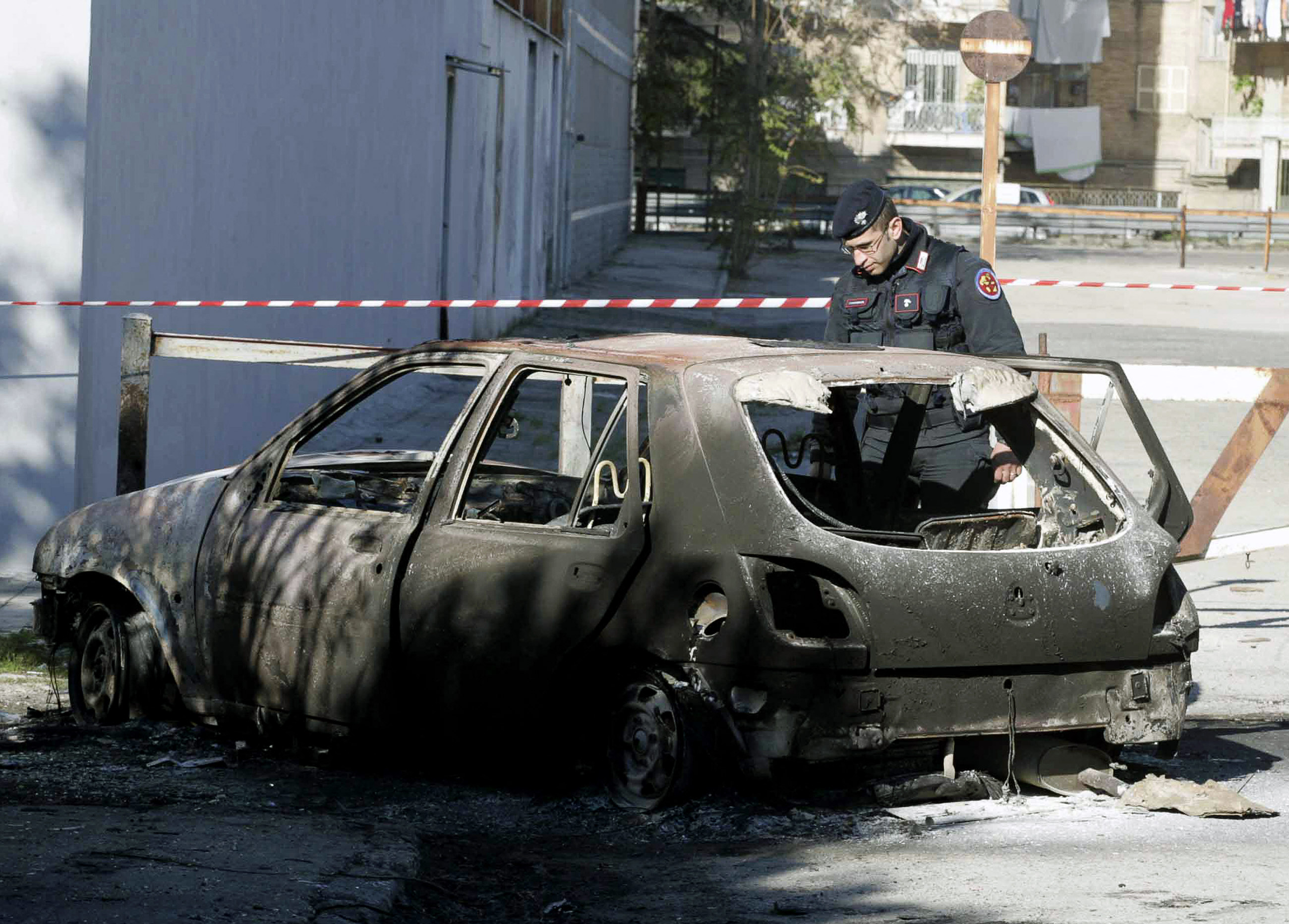 Zapaljeni auto