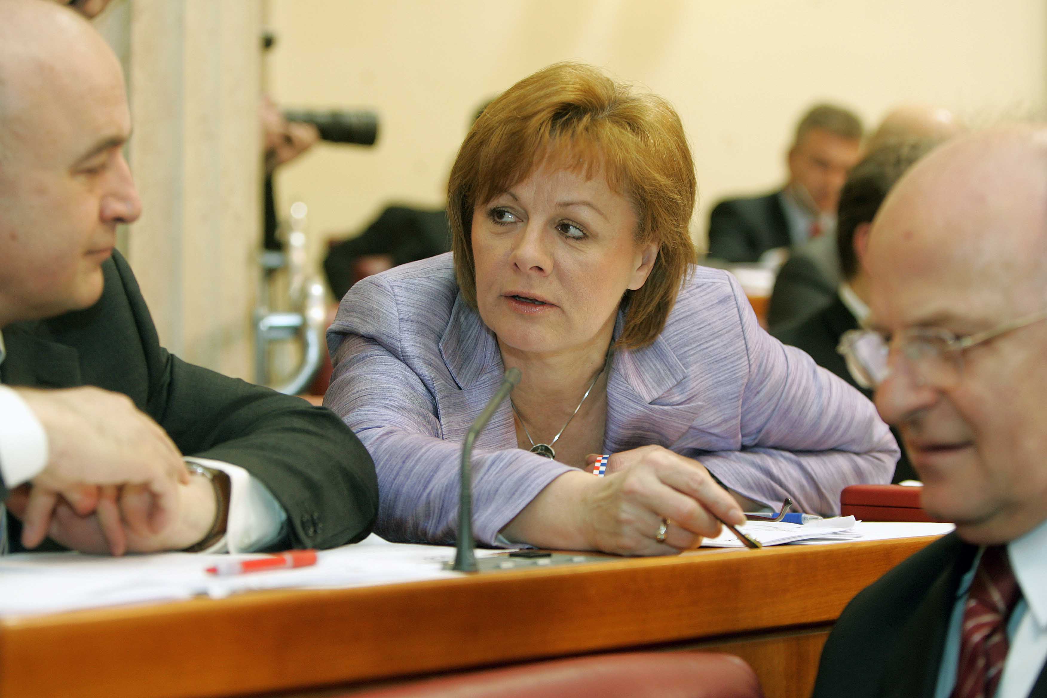 20.02.2008., Zagreb - Sjednica Hrvatskog sabora. Zeljka Antunovic. Photo: Sanjin Strukic/PIXSELL
