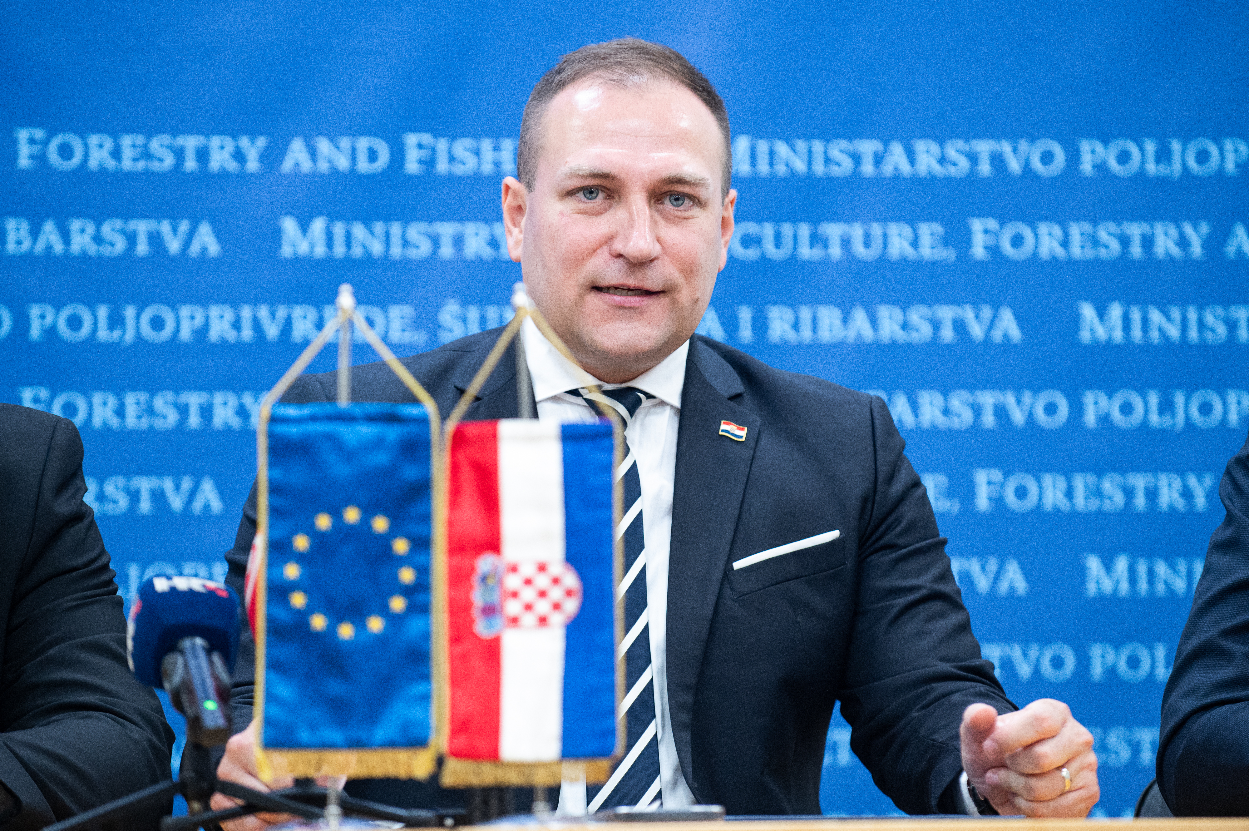 03.06.2026., Ministarstvo poljoprivrede, sumarstva i ribarstva, Zagreb – Potpisivanje Sporazuma o financiranju za nove financijske instrumente. David Vlajcic. Photo: Luka Antunac/PIXSELL