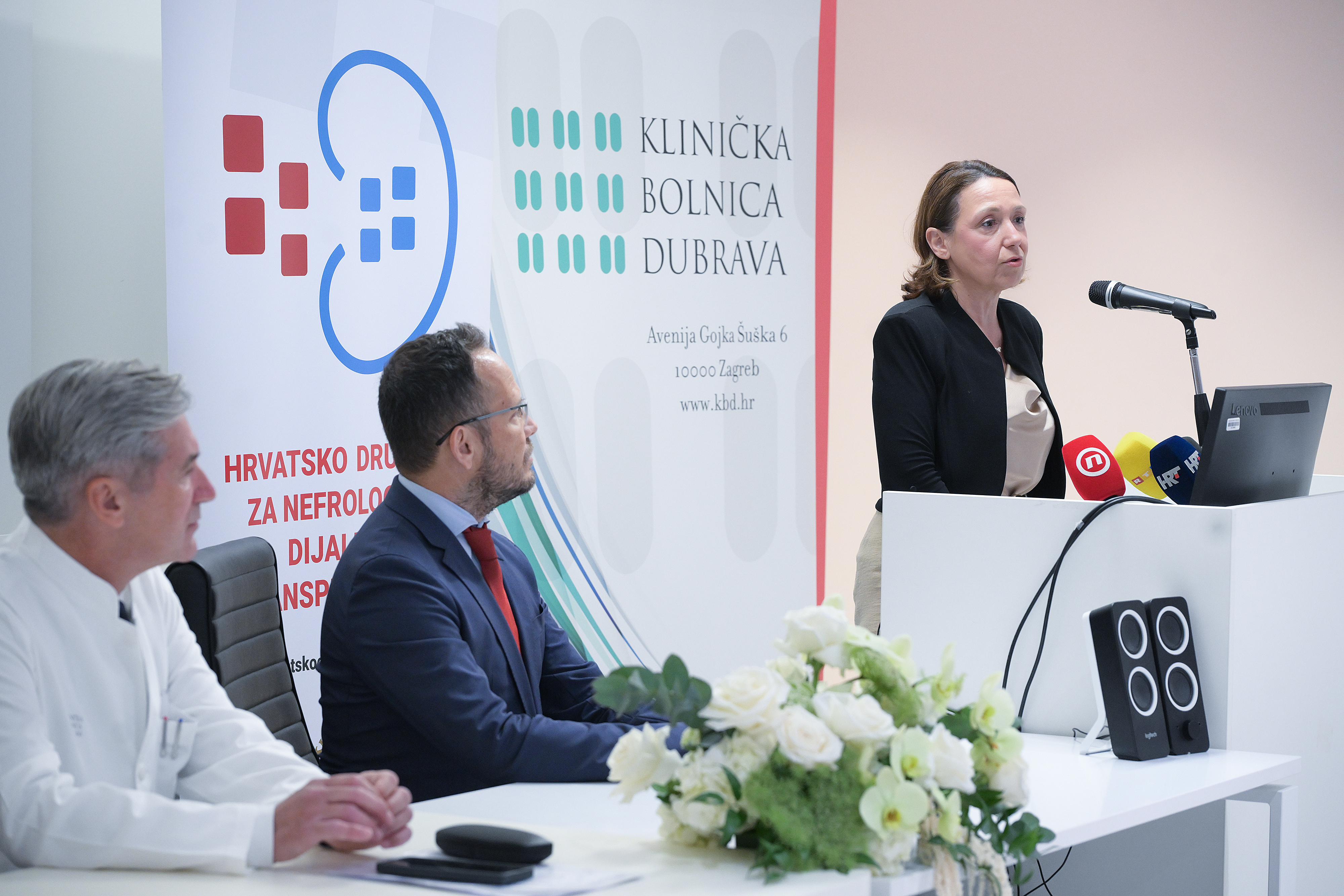 12.06.2026., Zagreb- Predstavljanje projekta uvodjenja kucne hemodijalize koji ce omoguciti bolesnicima s kronicnim zatajenjem provodjenje hemodijalize u vlastitom domu. ministrica zdravstva Irena Hrstic Photo: Sandra Simunovic/PIXSELL