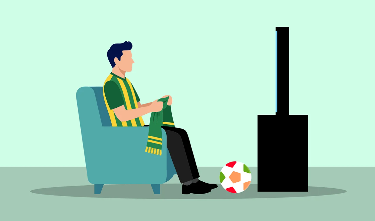 nogomet gledanje tv Pixabay