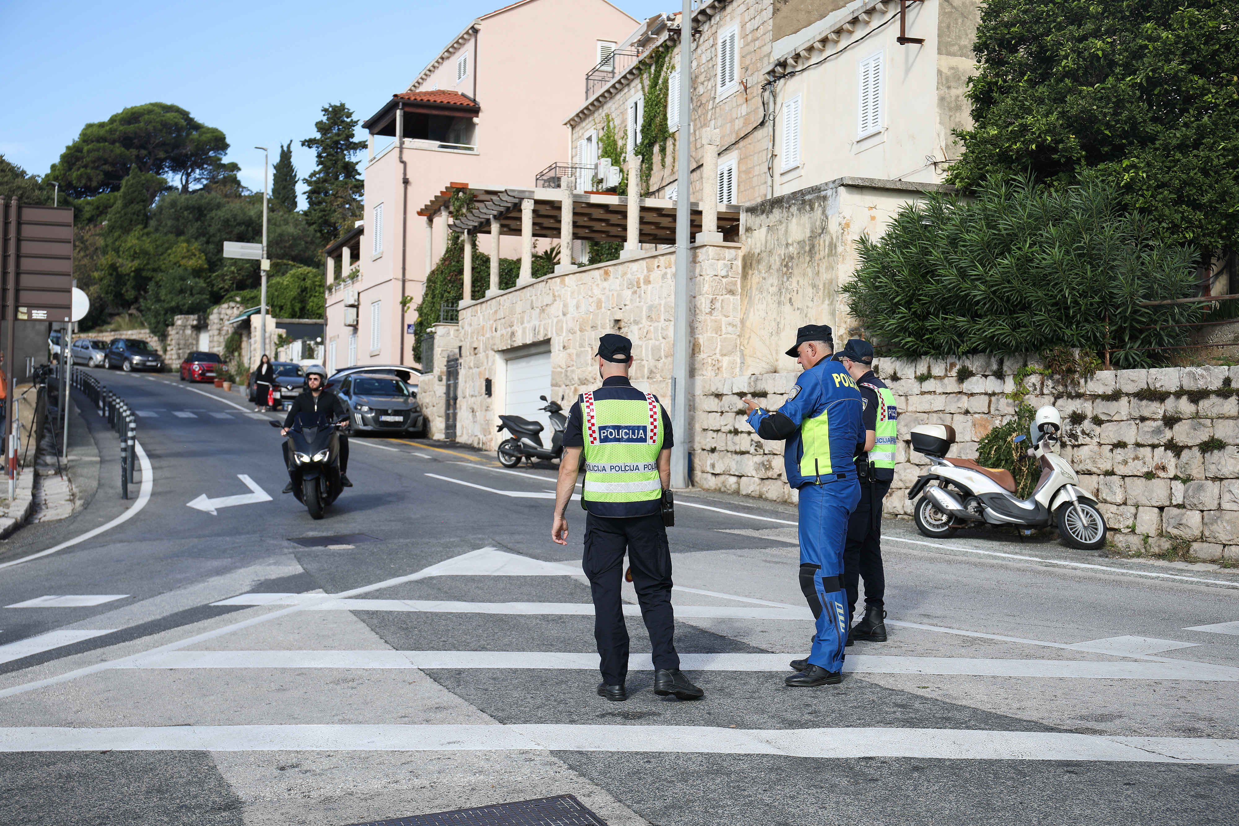 09.10.2024., Dubrovnik, Jake mjere osiguranja na ulicama Dubrovnika uoci 3. sastanka na vrhu Ukrajina – Jugoistocna Europa Photo: Grgo Jelavic/PIXSELL