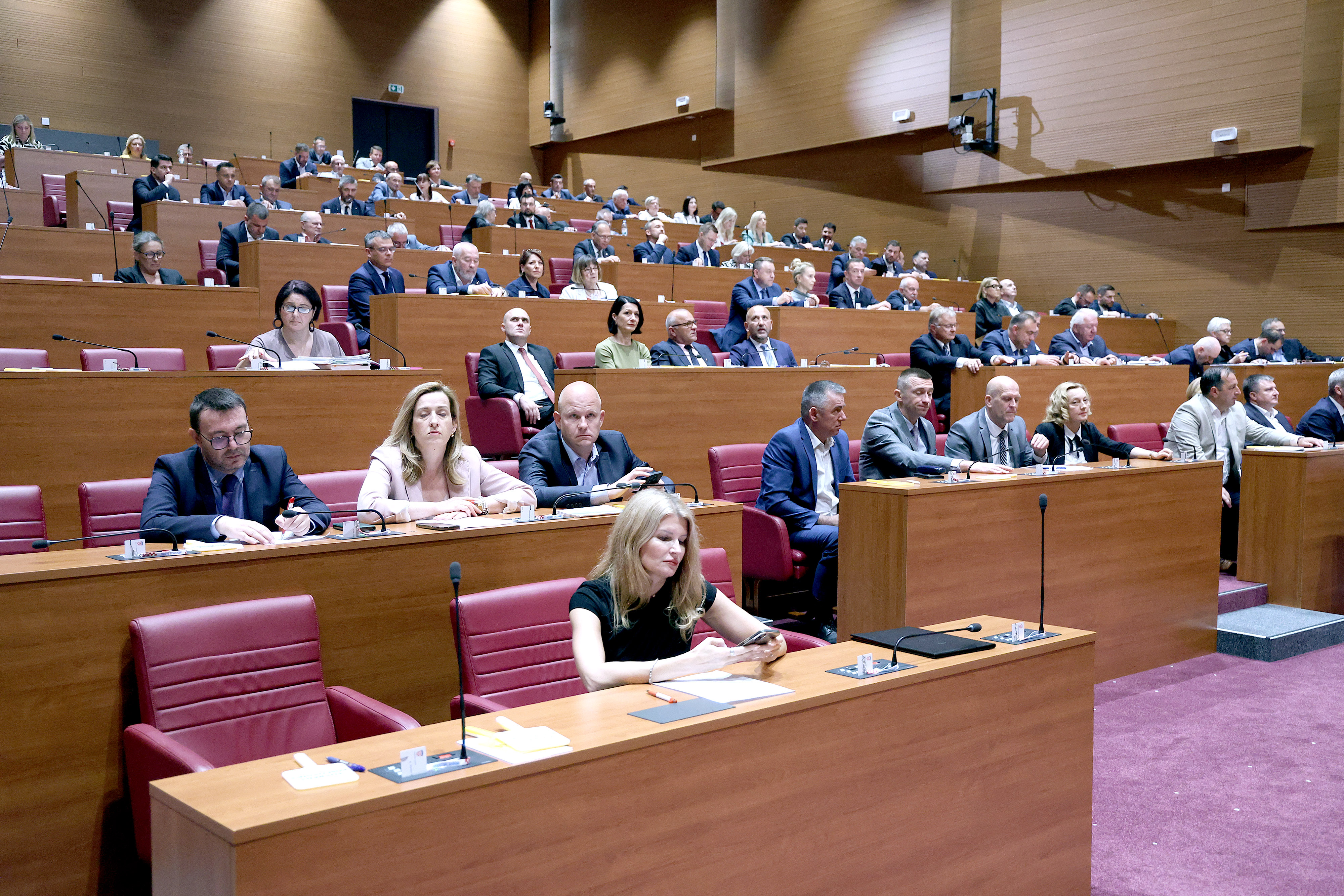 19.06.2026., Zagreb - Sabor je glasovanjem zavrsio tjedni rad. Medju ostalim, zastupnici su potvrdili Antu Zigmana za novog guvernera HNB. Photo: Patrik Macek/PIXSELL