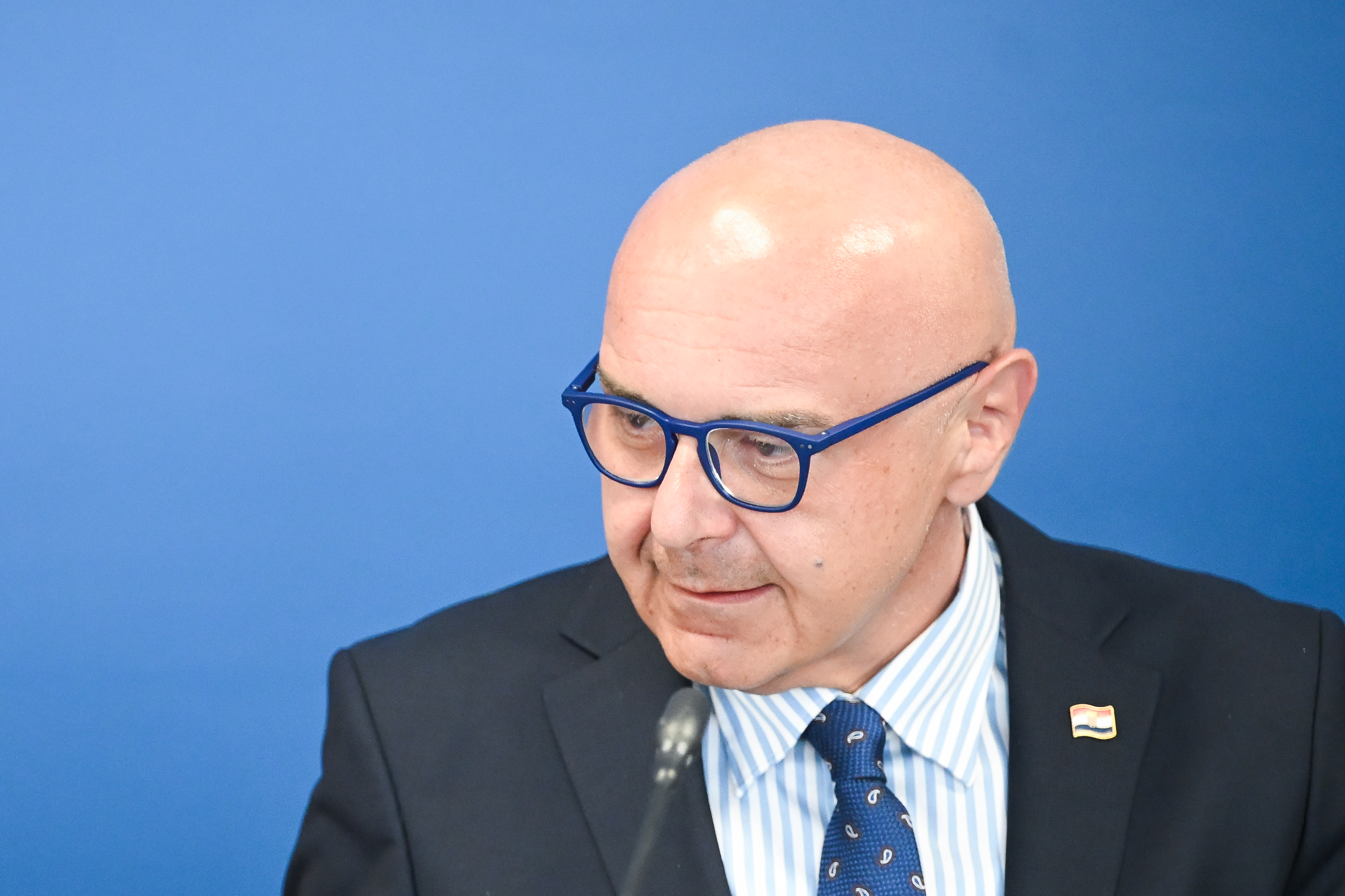 09.06.2026., Zagreb - Ministar financija Tomislav Coric i ministar rada, mirovinskoga sustava, obitelji i socijalne politike Alen Ruzic odrzali su sastanak s predstavnicima sindikata javnih sluzbi. Photo: Lucija Ocko/PIXSELL