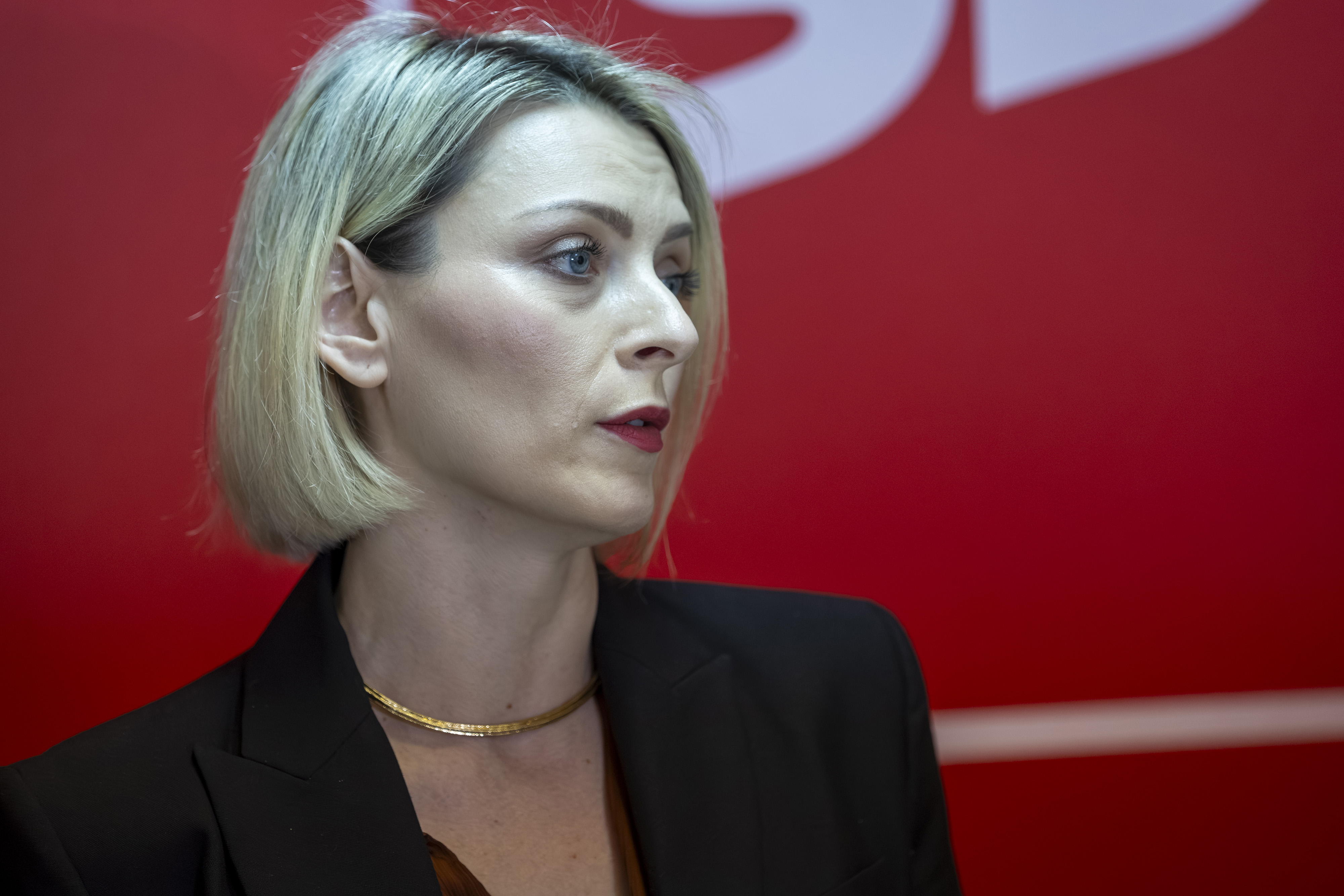 25.03.2026., Osijek - Gradska organizacija SDP-a Osijek odrzala je konferenciju za medije na kojoj su predstavljeni kandidati za predsjednika gradske organizacije osjeckoga SDP-a.