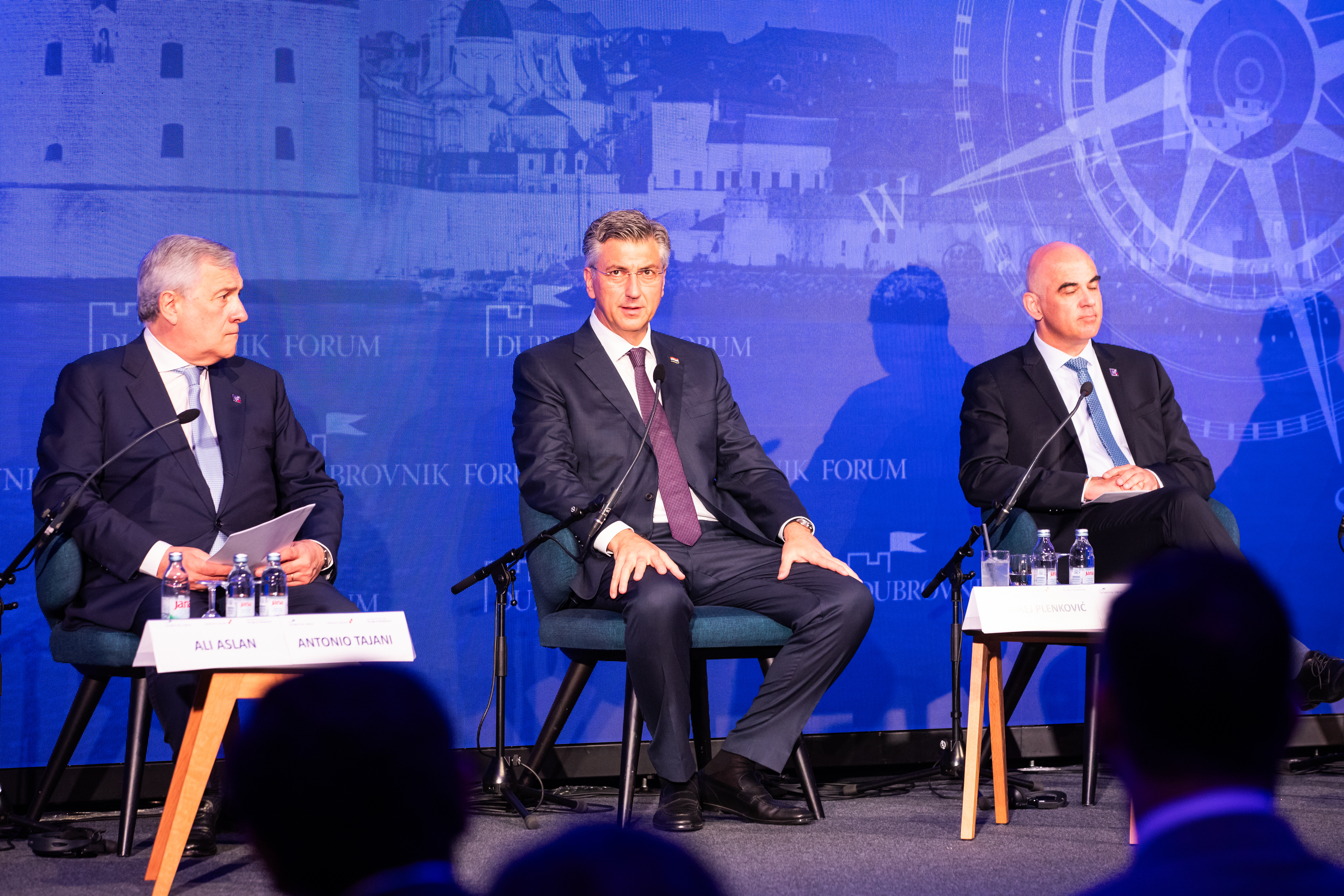 27.06.2026., Hotel Palace, Dubrovnik - Predsjednik Vlade Andrej Plenkovic sudjelovato je na Medunarodnoj konferenciji Dubrovnik Forum 2026, pod nazivom „Doba multipolarnosti: vise smjerova, jedna buducnost. Photo: Grgo Jelavic/PIXSELL