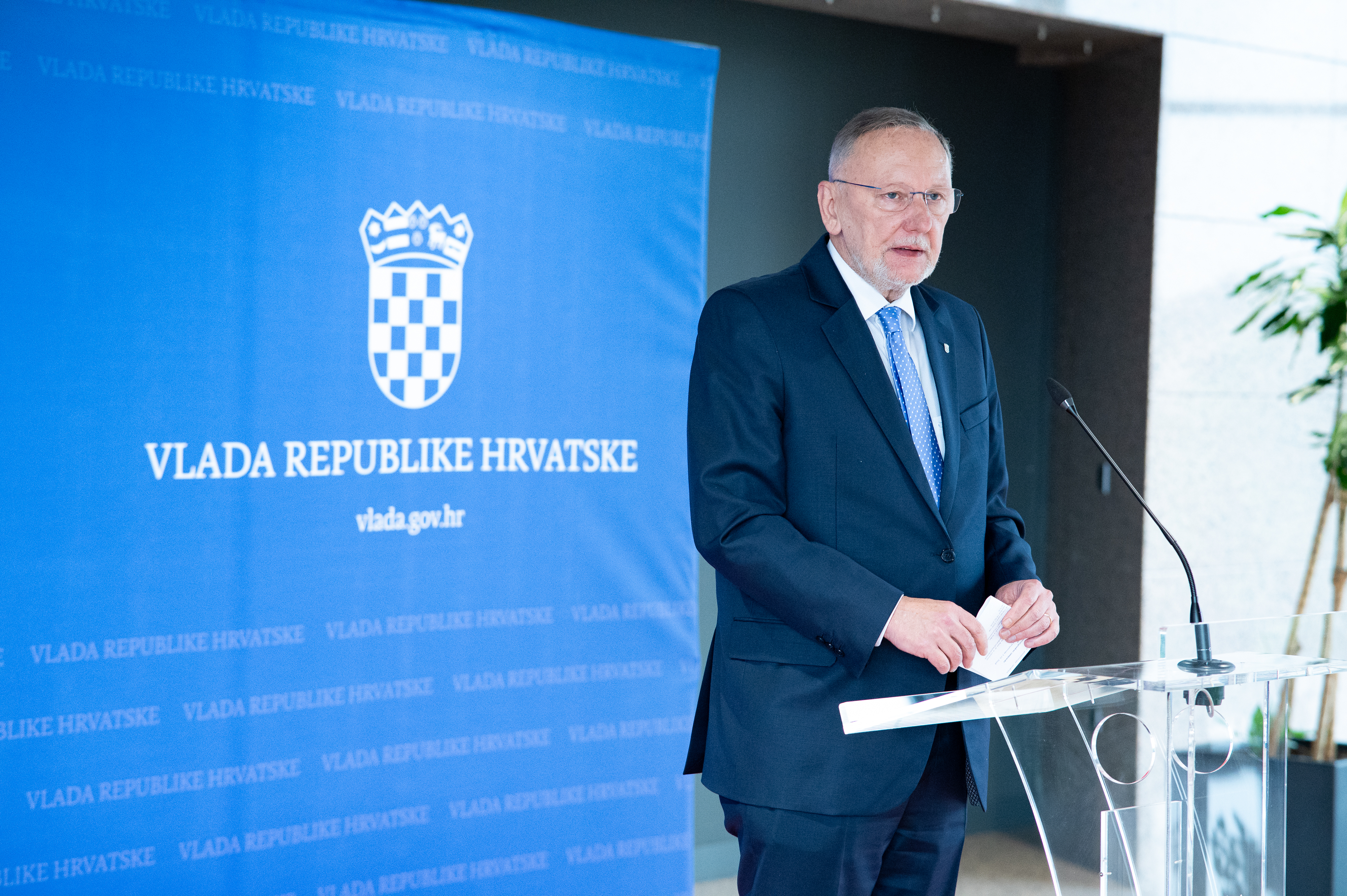 03.06.2026., NSK, Zagreb – Izjava za medije ministra Davora Bozinovica nakon sjednice vlade. Davor Bozinovic. Photo: Luka Antunac/PIXSELL