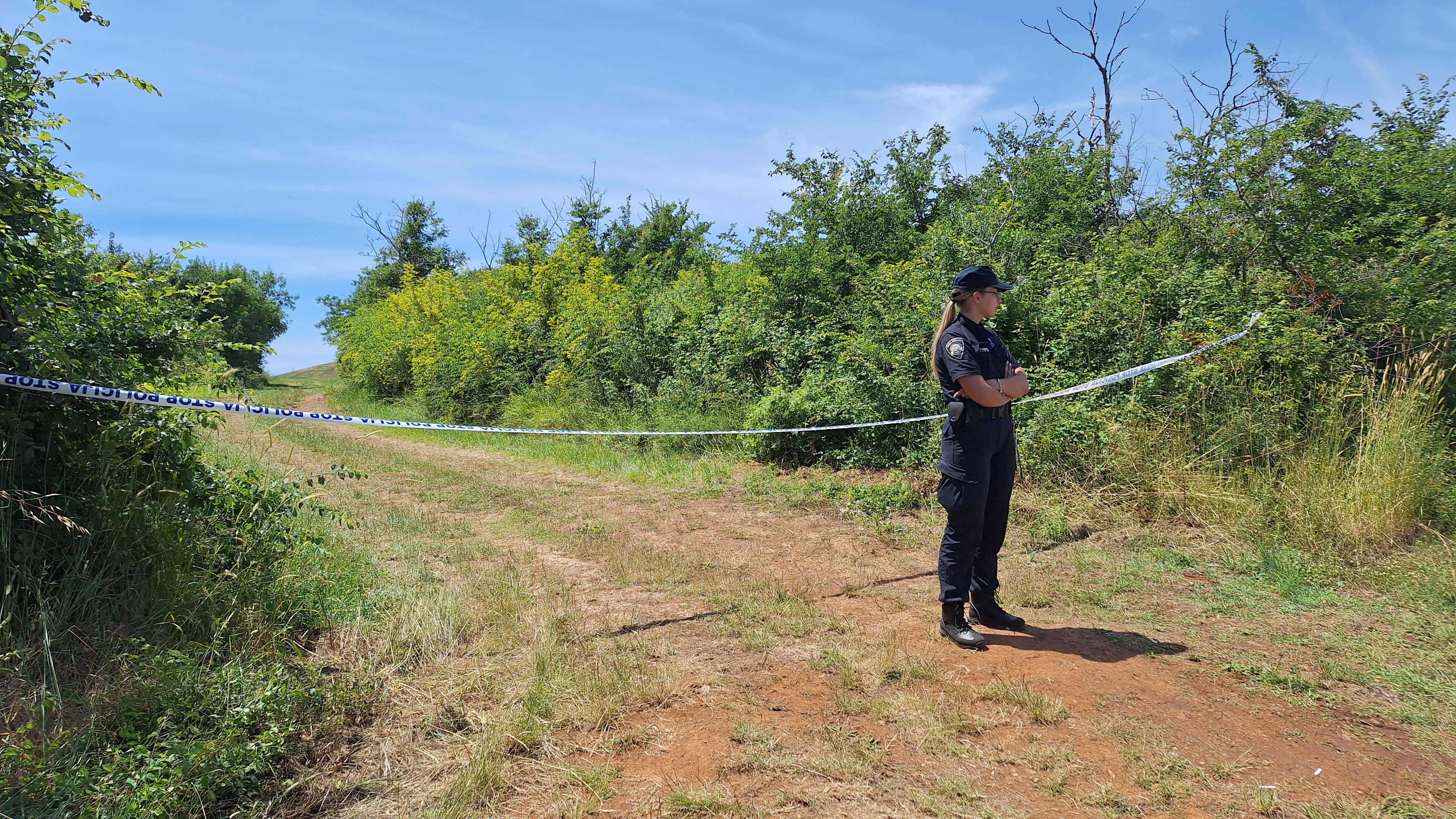 4.6.2026., Campanoz, Medulin - Nedaleko sportskog aerodroma u Medulinu srusio se manji zrakoplov pri cijem je padu poginulo nekoliko osoba. Sve sluzbe su na terenu. Photo: Sasa Miljevic/PIXSELL
