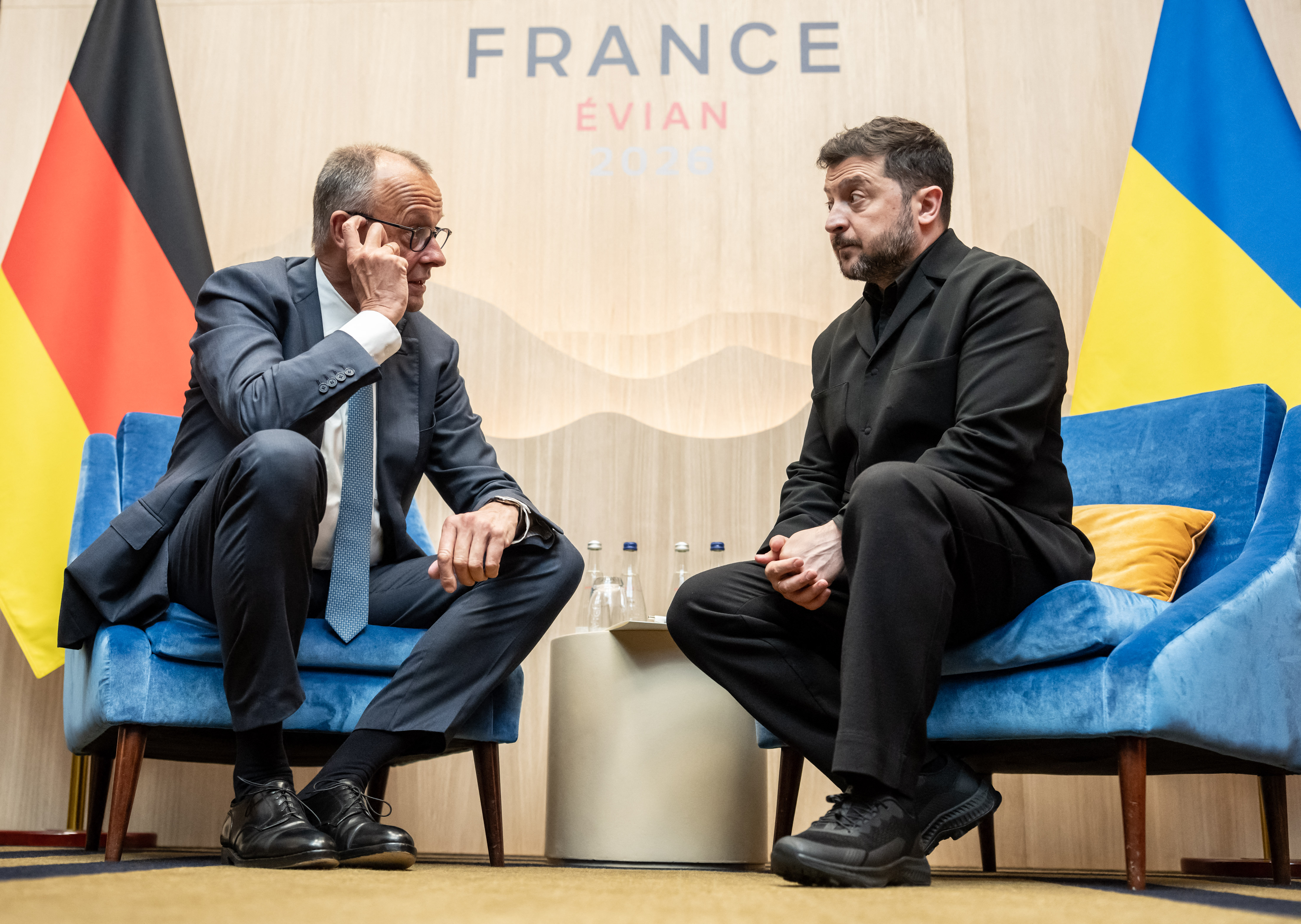 Friedrich Merz i Volodimir Zelenski