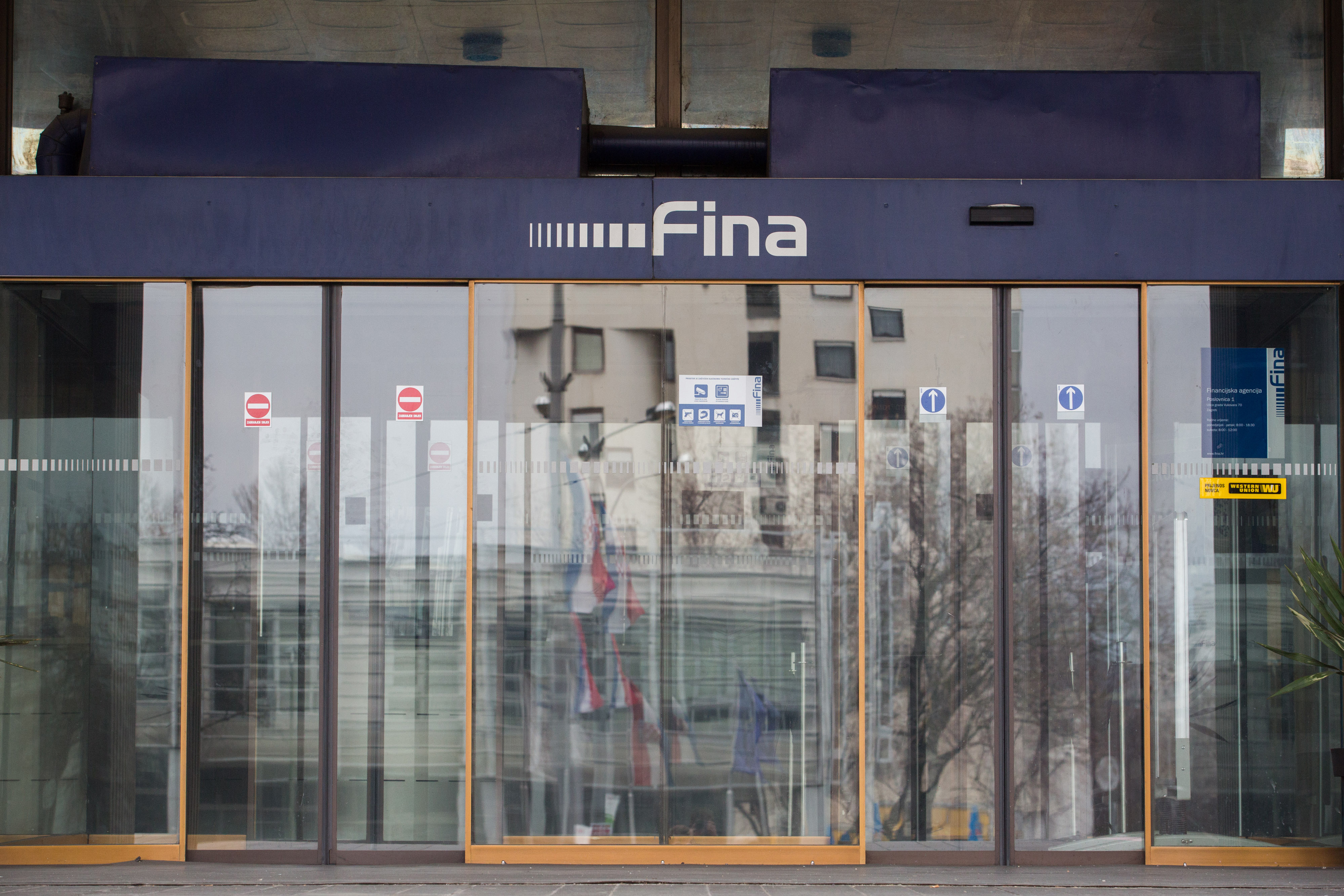 18.03.2018., Zagreb - Zgrada Fine u Ulici grada Vukovara. Photo: Filip Kos/PIXSELL