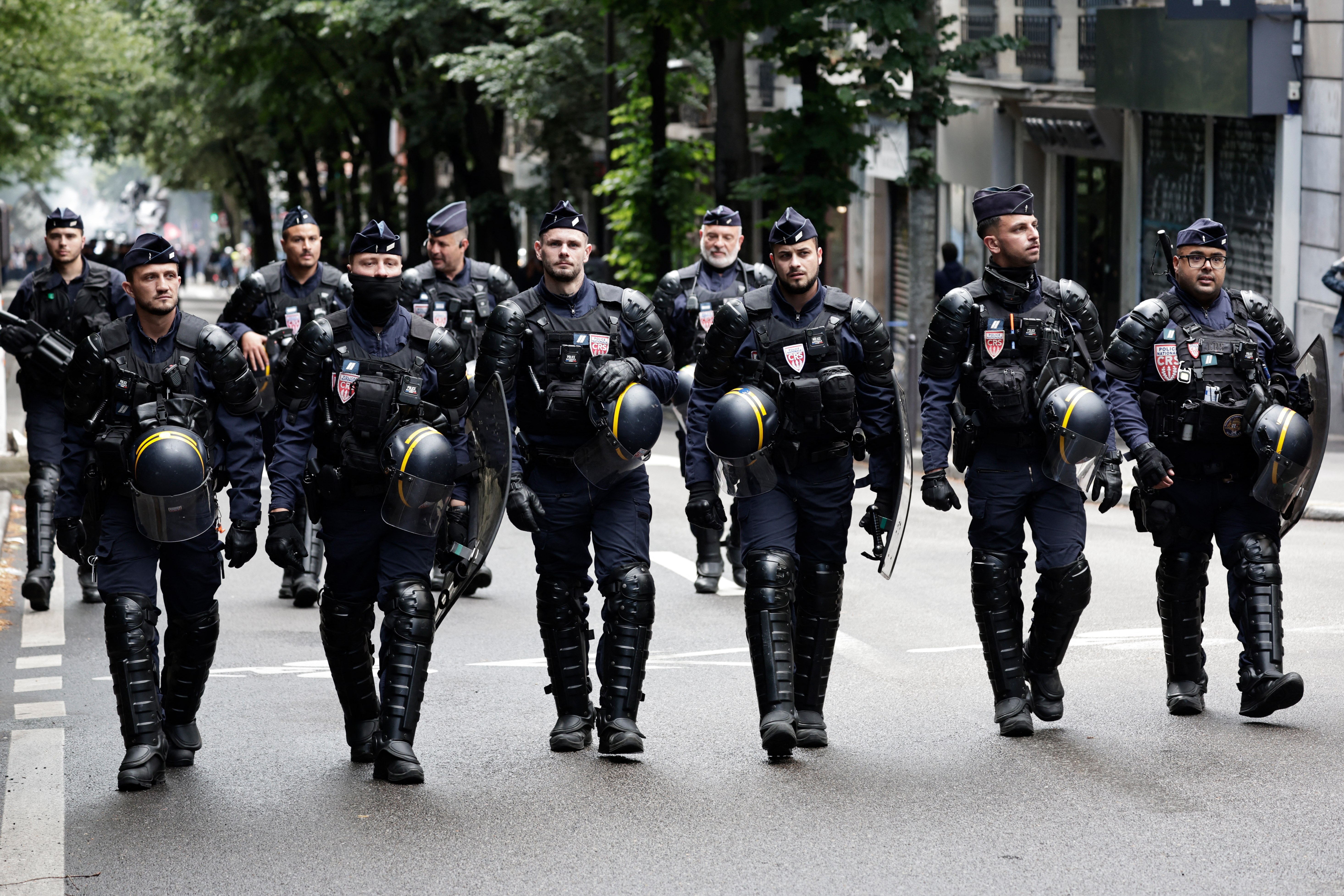 Francuska policija. (Photo by STEPHANE DE SAKUTIN / AFP)