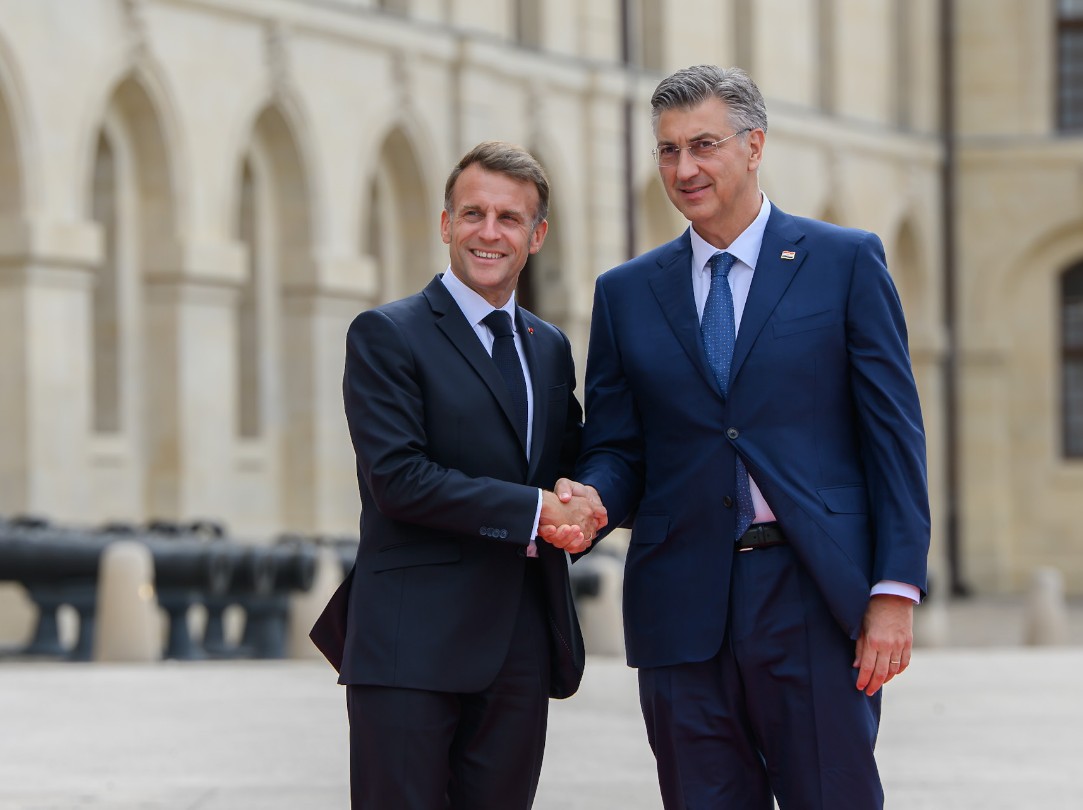 Emmanuel Macron, Andrej Plenković