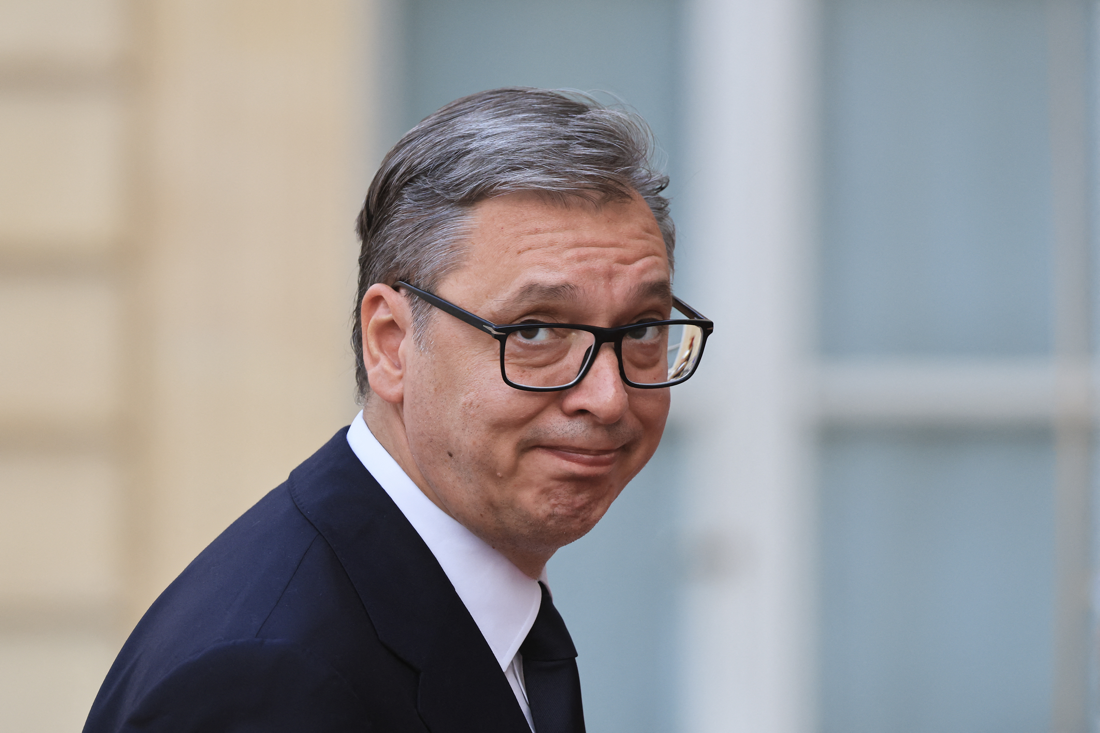 Serbia's President Aleksandar Vucic. (Photo by Ludovic MARIN / AFP)