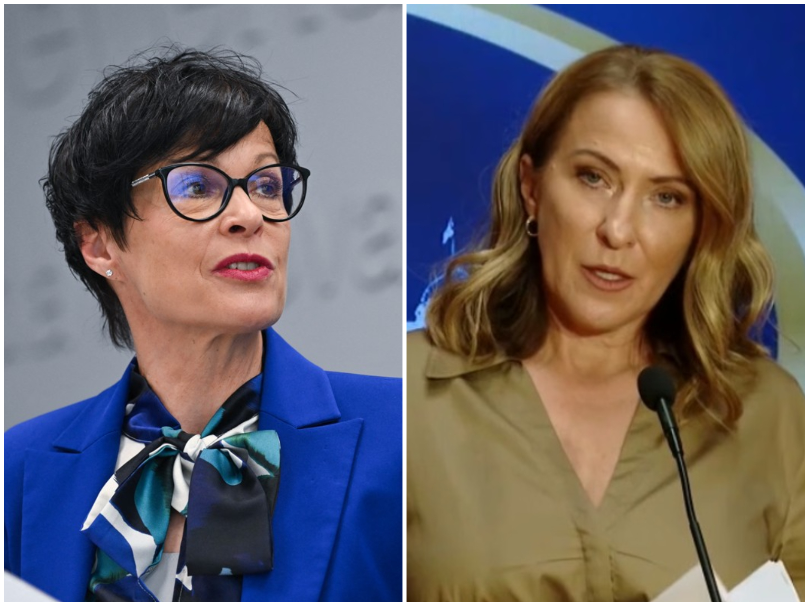 Marta Kos i Snežana Paunović
