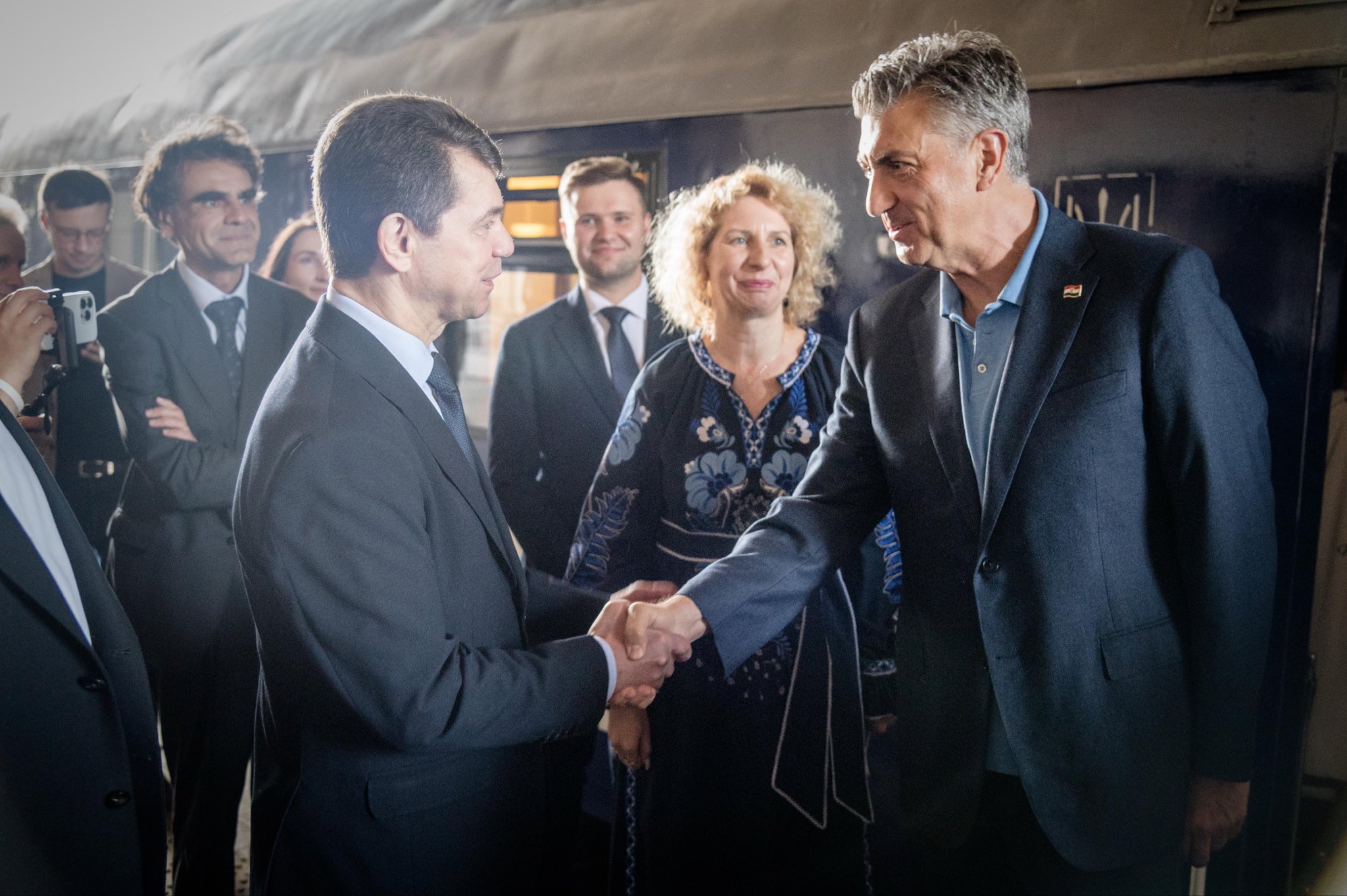 Andrej Plenković u Ukrajini