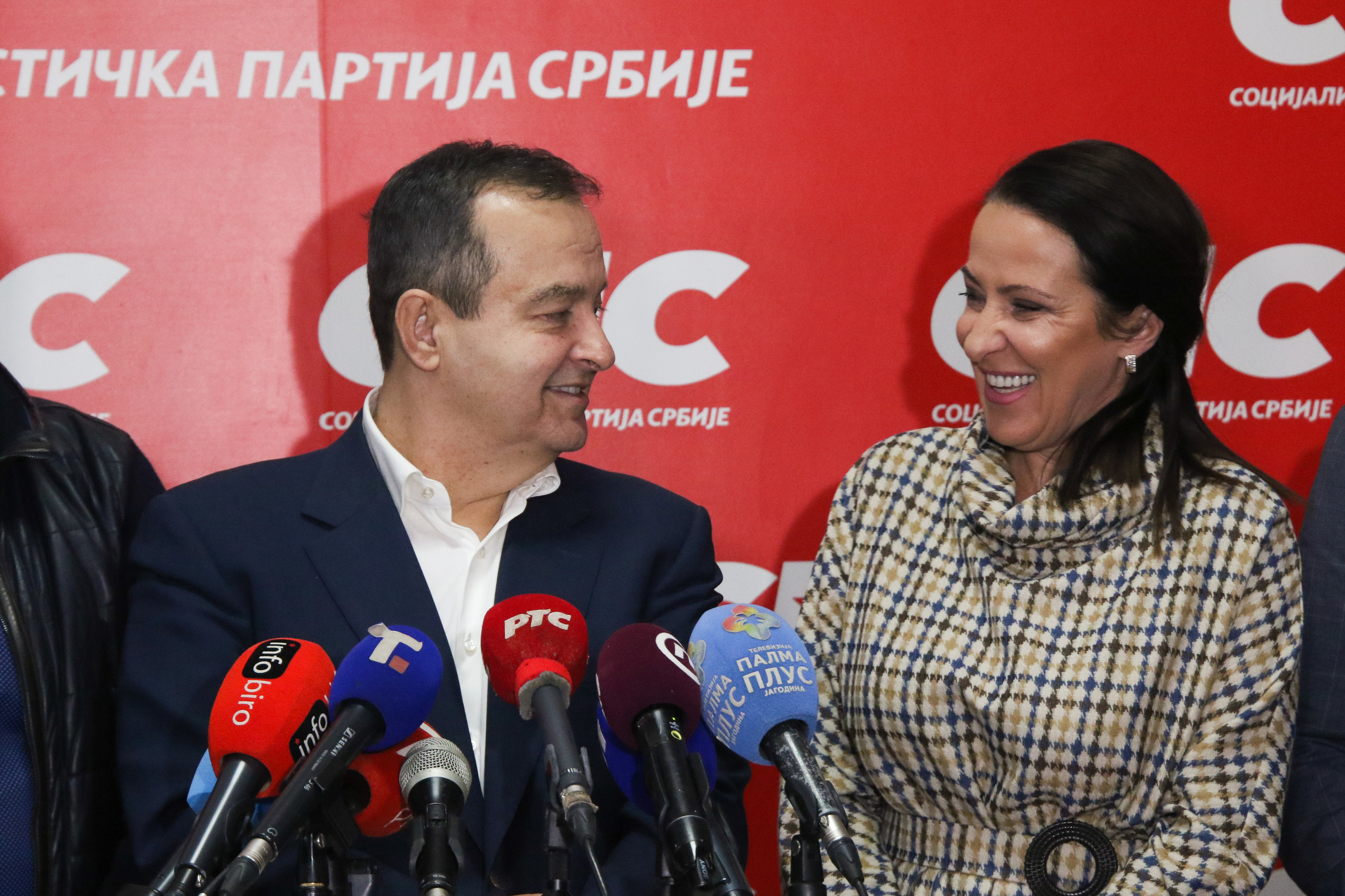 Snežana Paunović i Ivica Dačić