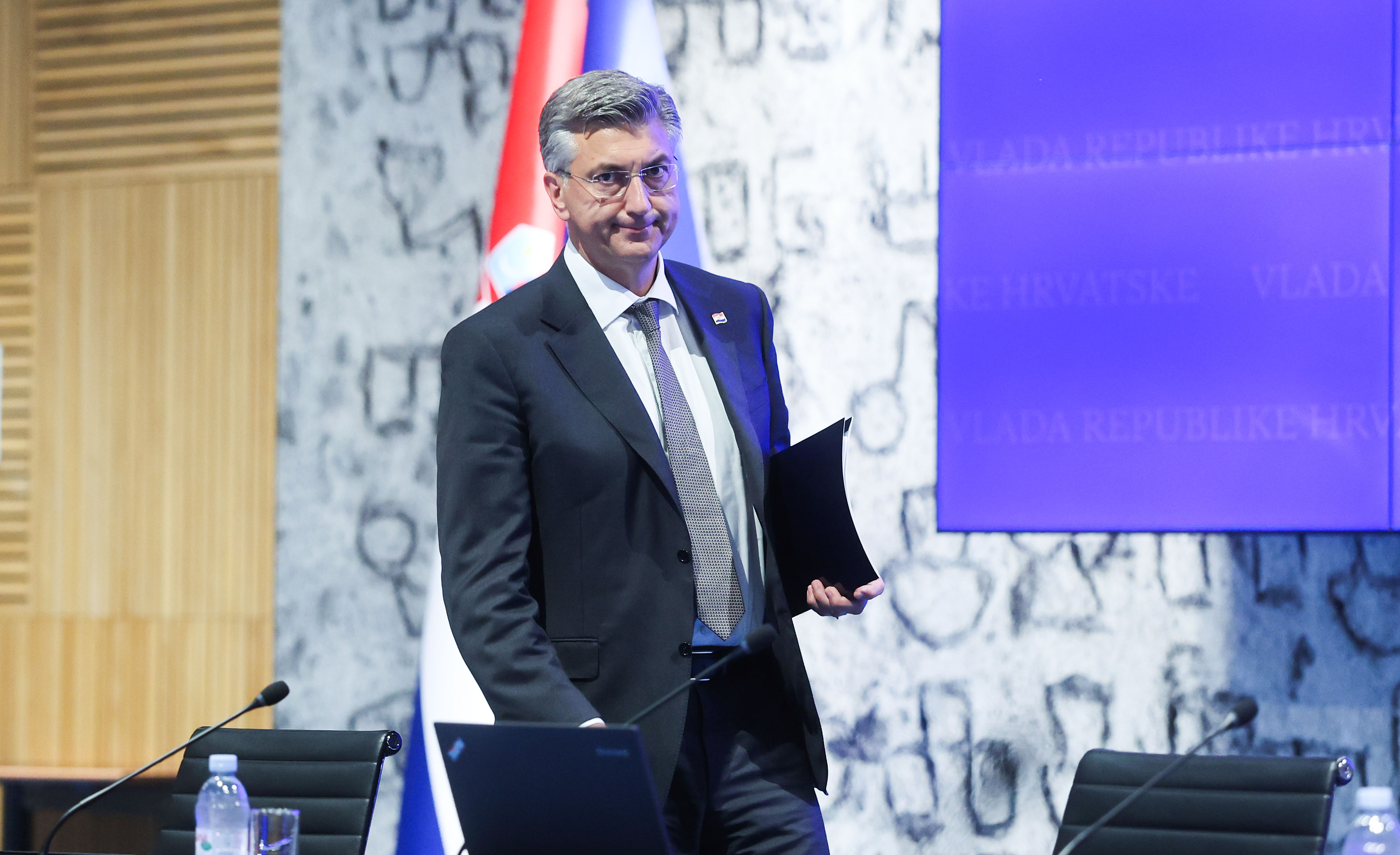 16.07.2026., Zagreb - NSK. 185. sjednica Vlade Republike Hrvatske. predsjednik Vlade RH Andrej Plenkovic Photo: Sanjin Strukic/PIXSELL