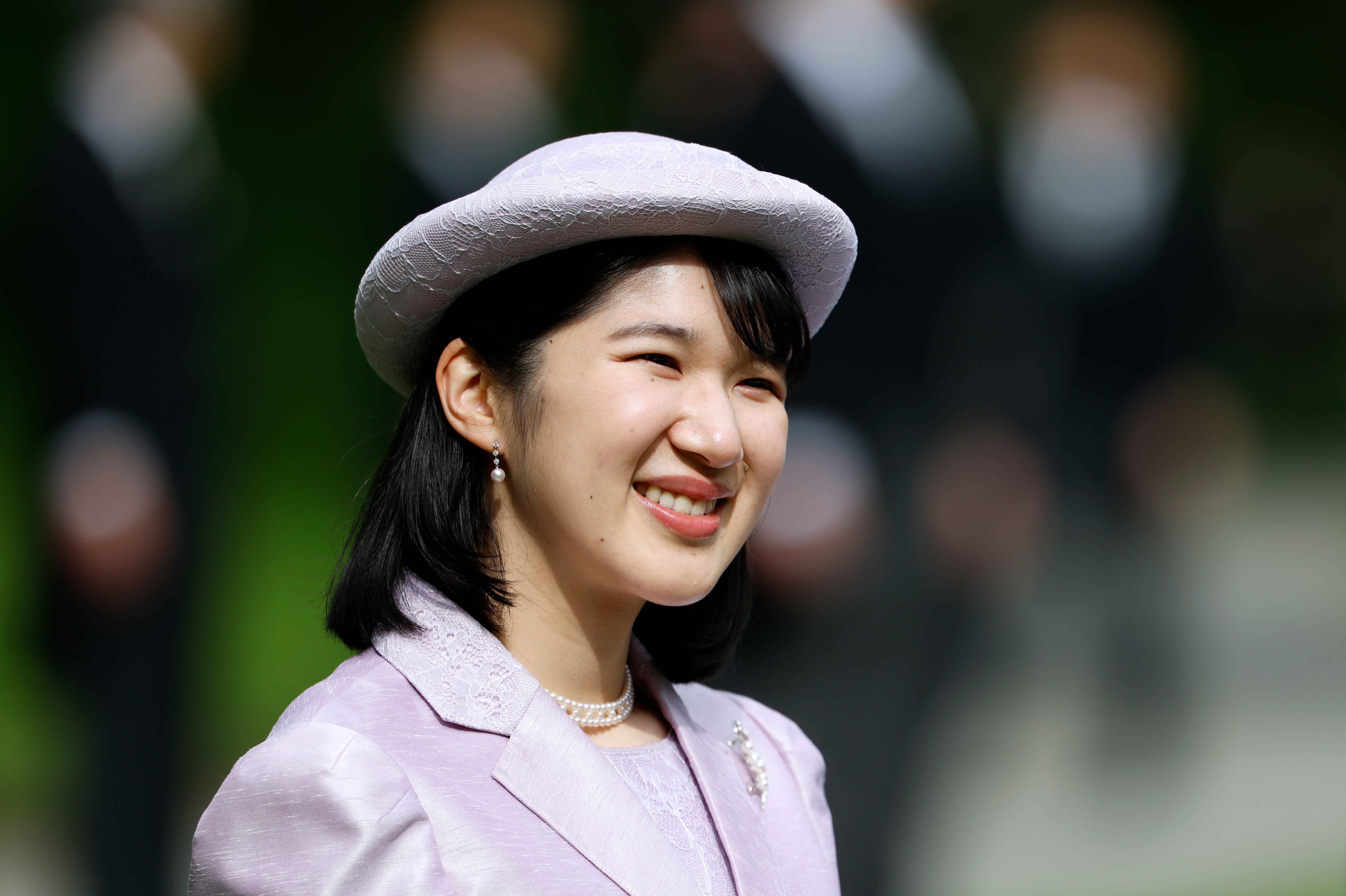 Japan's Princess Aiko. (Franck Robichon/Pool Photo via AP)