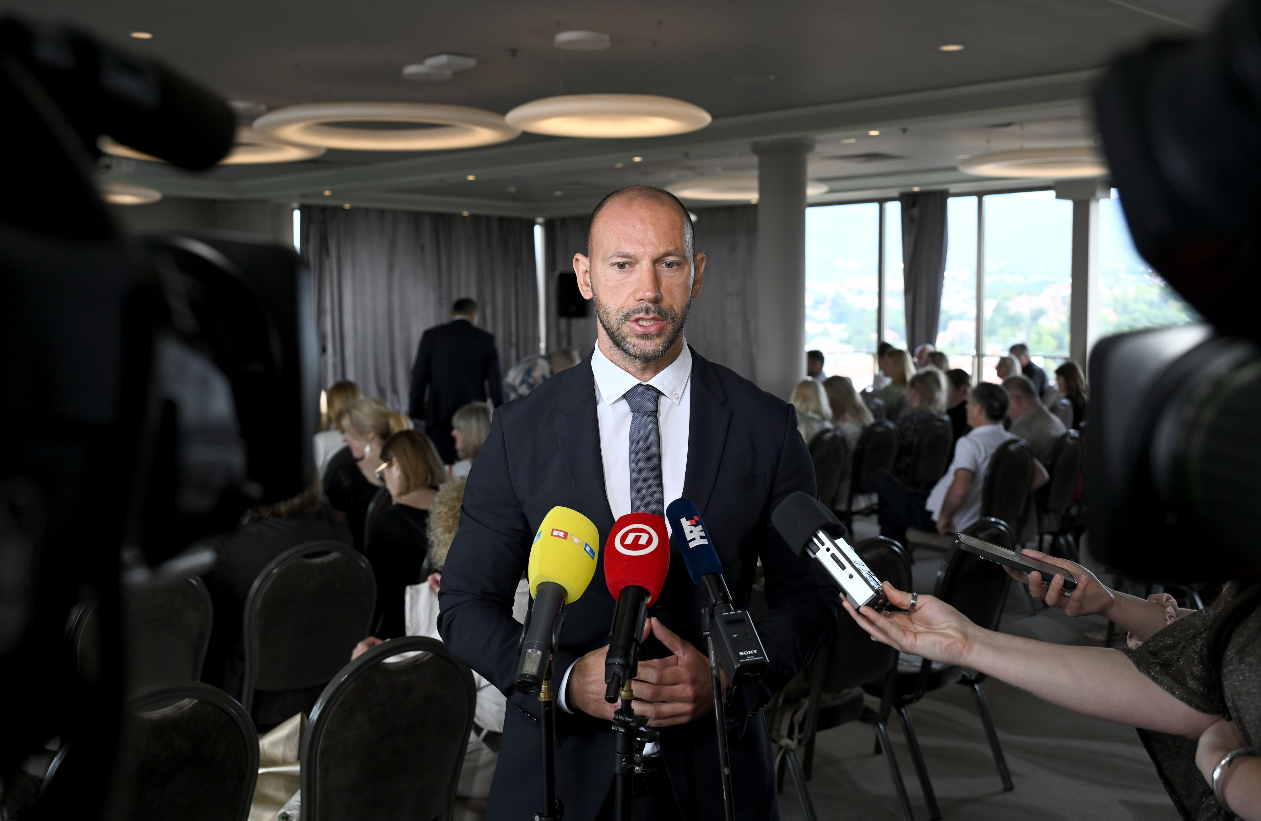 10.07.2026., Zagreb - Pocetna konferencija projekta Digitalizacija procesa osobnih stanja gradjana. Damir Habijan Photo: Marko Lukunic/PIXSELL