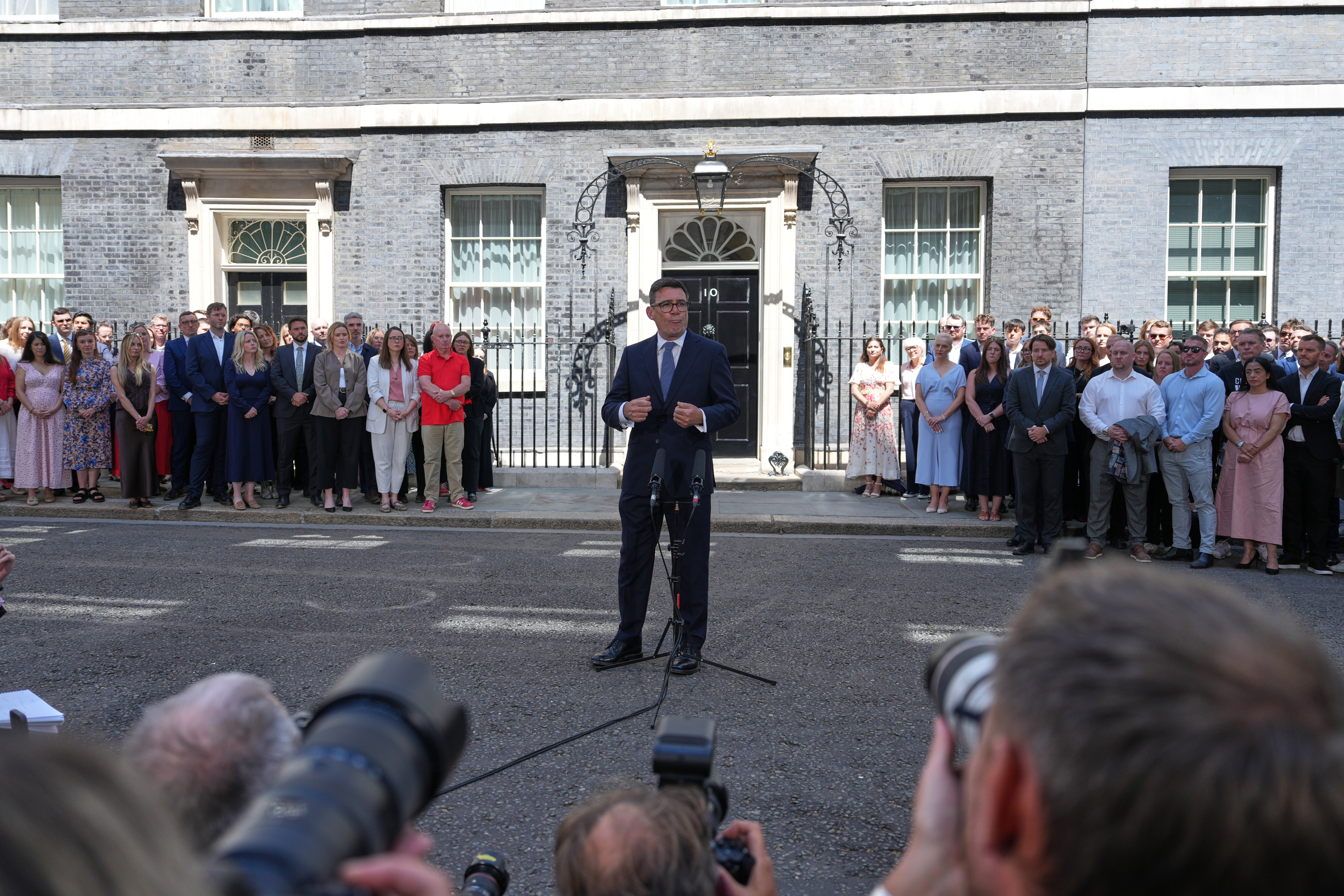 Britain's new Prime Minister Andy Burnham.(AP Photo/Kirsty Wigglesworth)