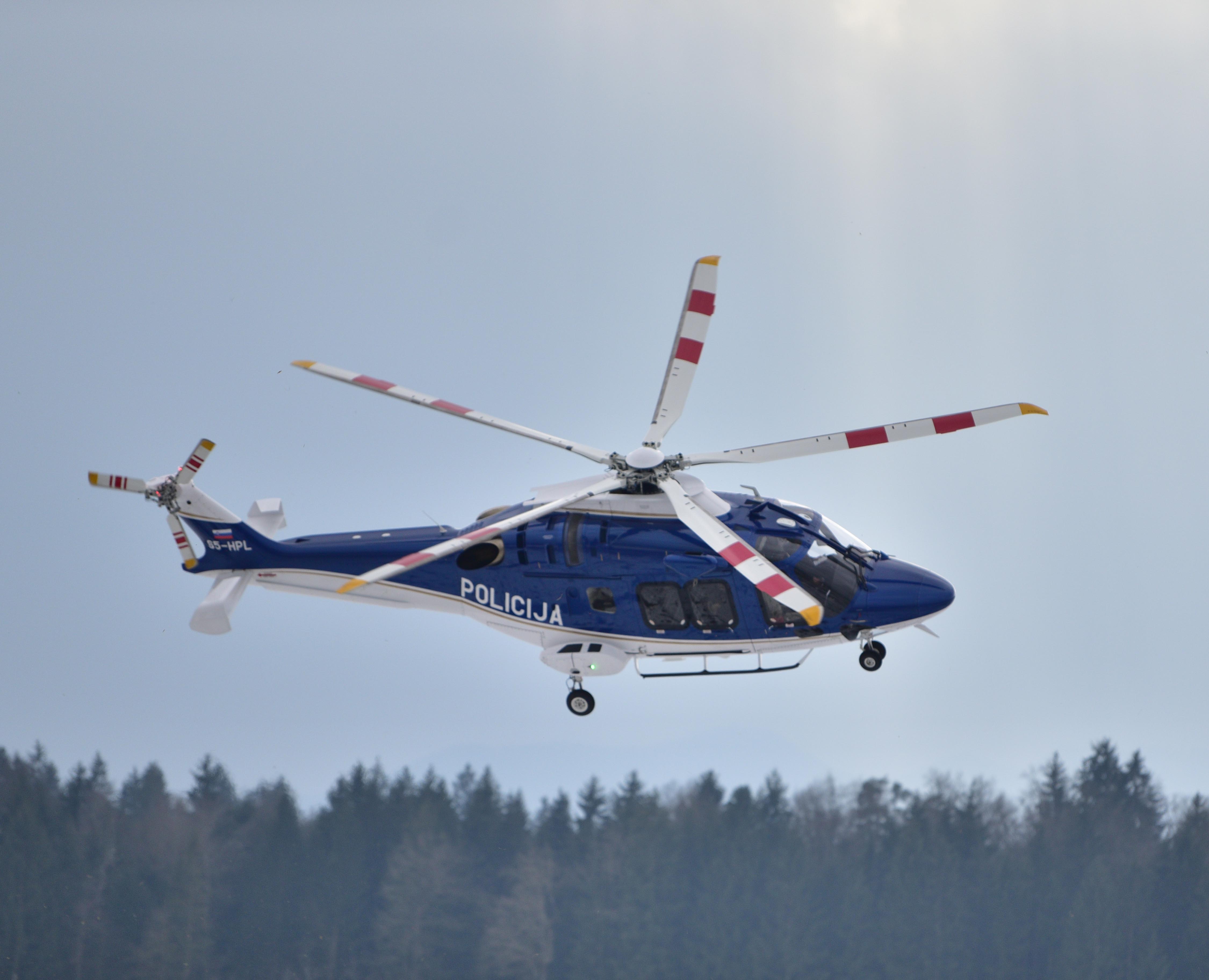 06.02.2024., Brnik, Slovenija - Policija preuzela novi policijski helikopter. Photo: Igor Kupljenik/PIXSELL/F.A. BOBO