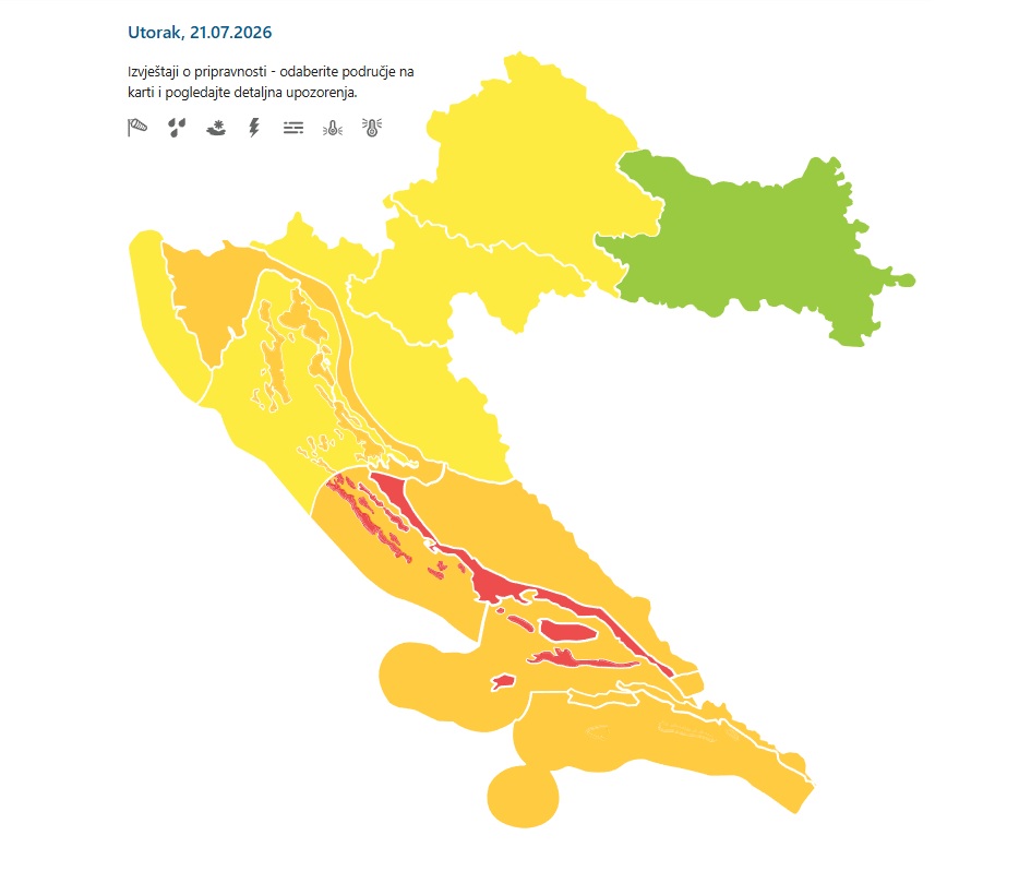 crveno upozorenje
