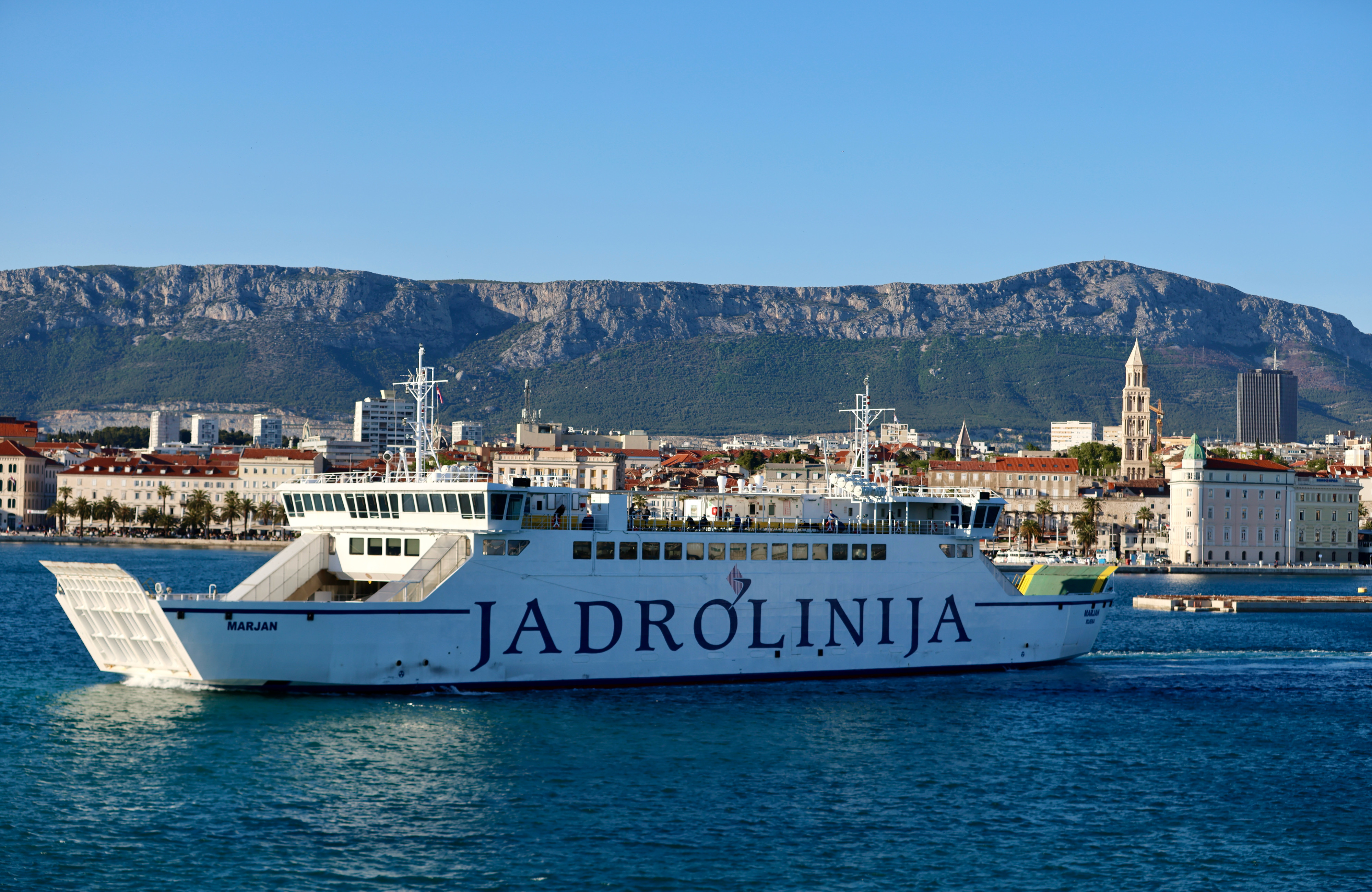 22.04.2026.,Split-Motivi Splita s trajekta u kasno poslijpodne. Photo: Ivo Cagalj/PIXSELL