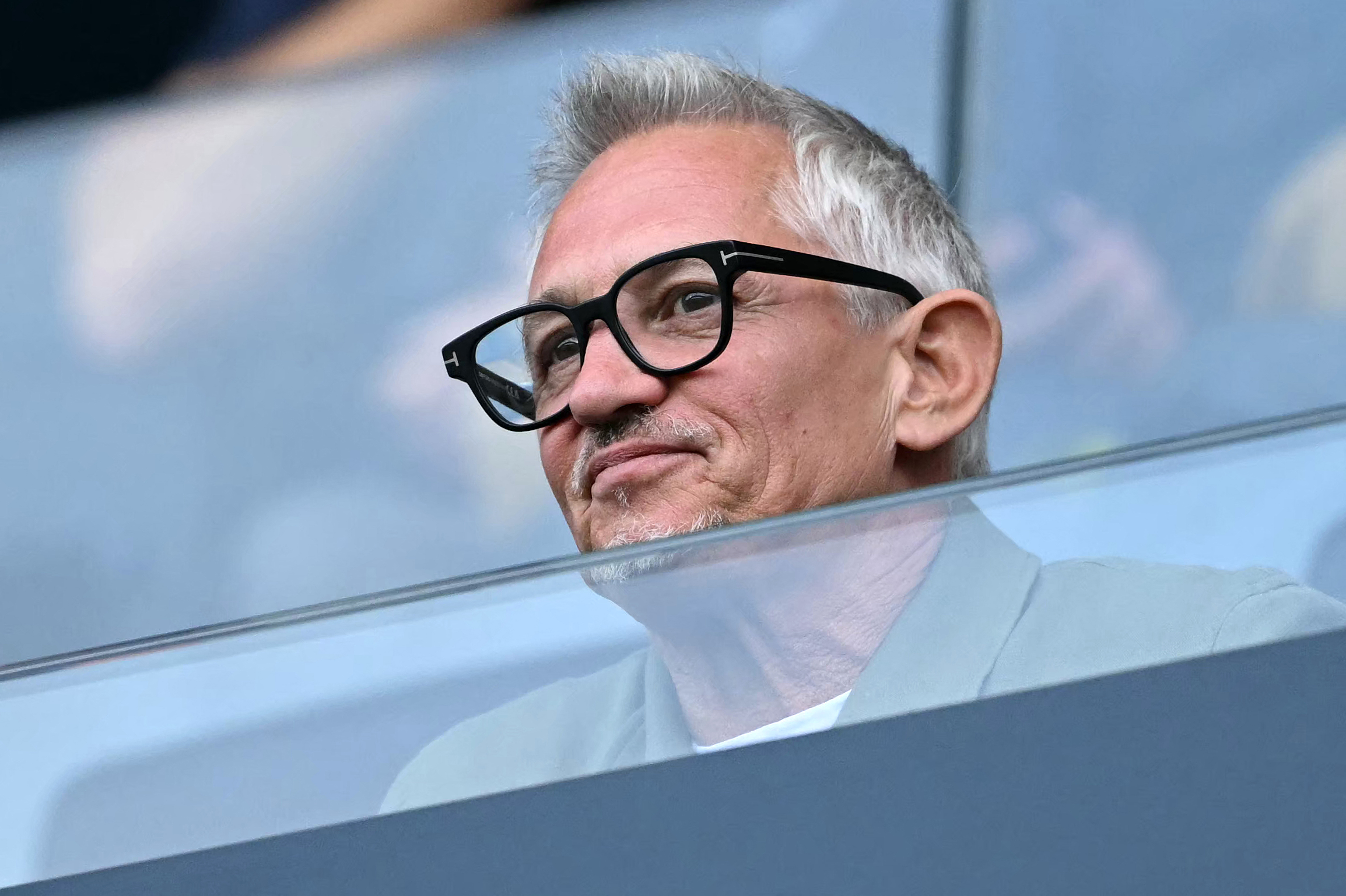 Former player and pundit Gary Lineker. (Photo by JUSTIN TALLIS / AFP)