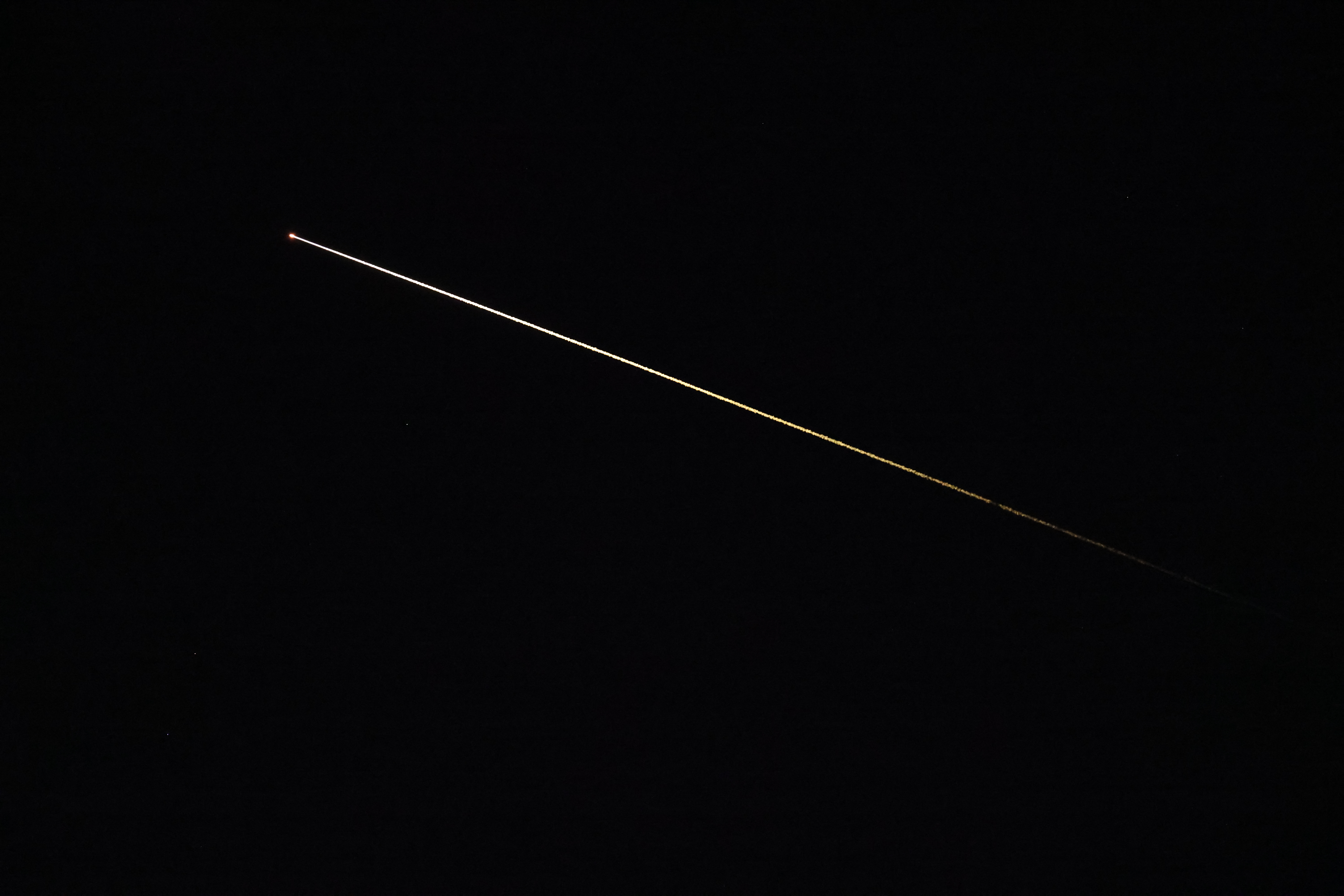 International Space Station (ISS). (Photo by Patrick T. Fallon / AFP)