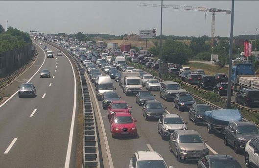 gužva, autocesta
