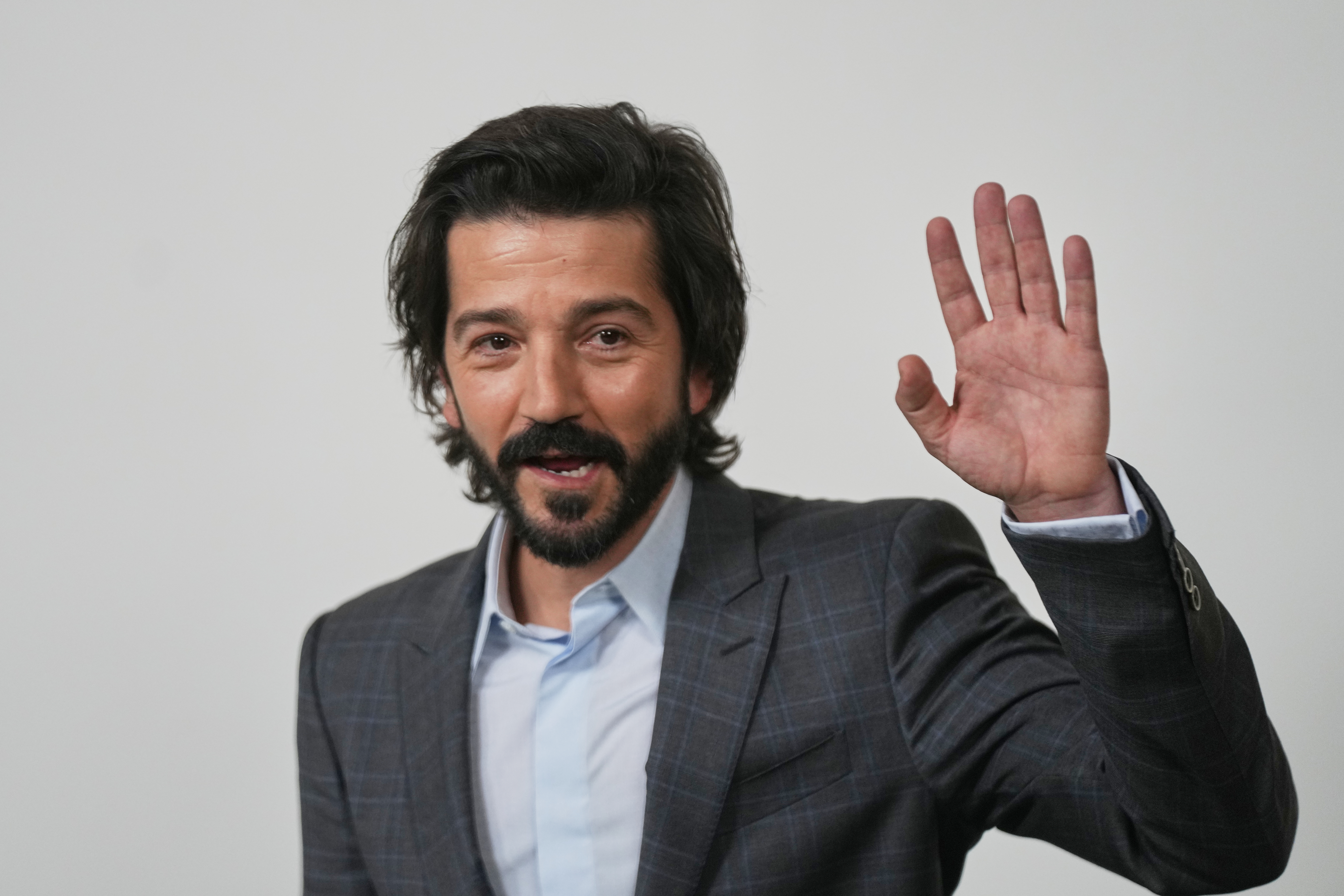 Mexican actor Diego Luna. (AP Photo/Fernando Llano)