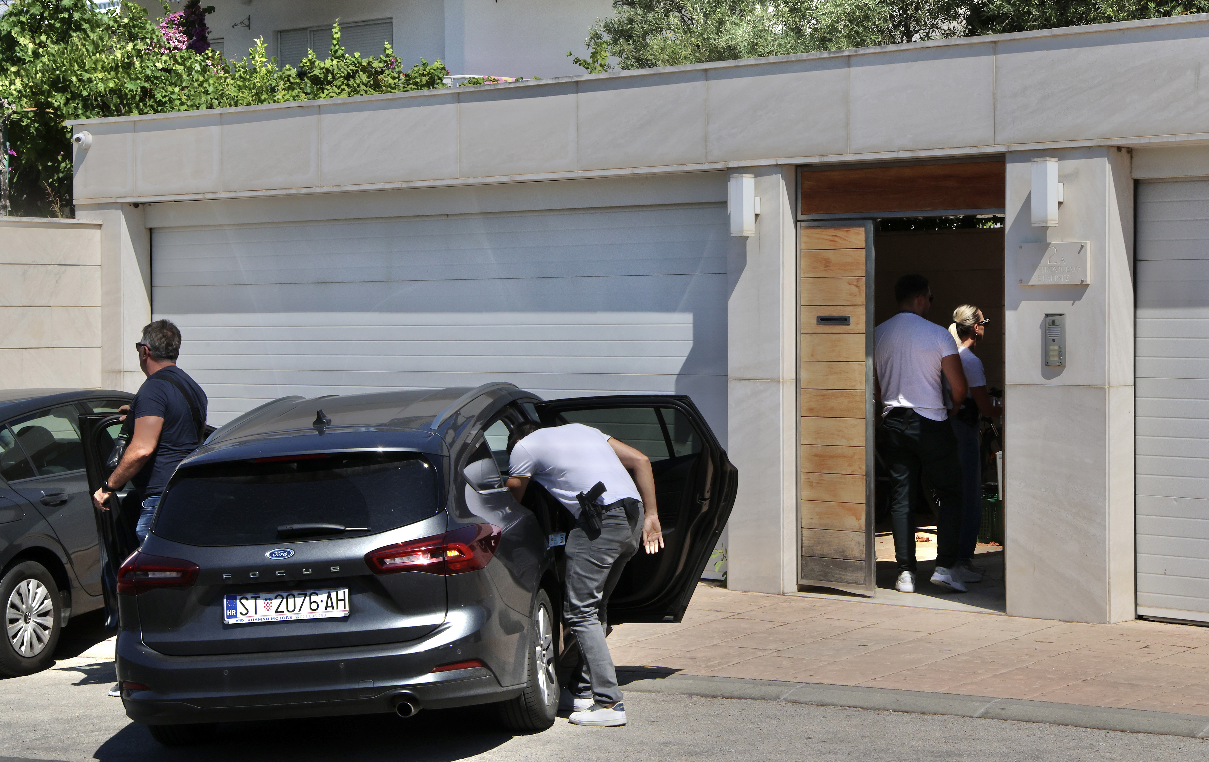 30.07.2026., Split - USKOK-ovi istražitelji doveli Keruma u kuću na Mejama Photo: Ivo Cagalj/PIXSELL