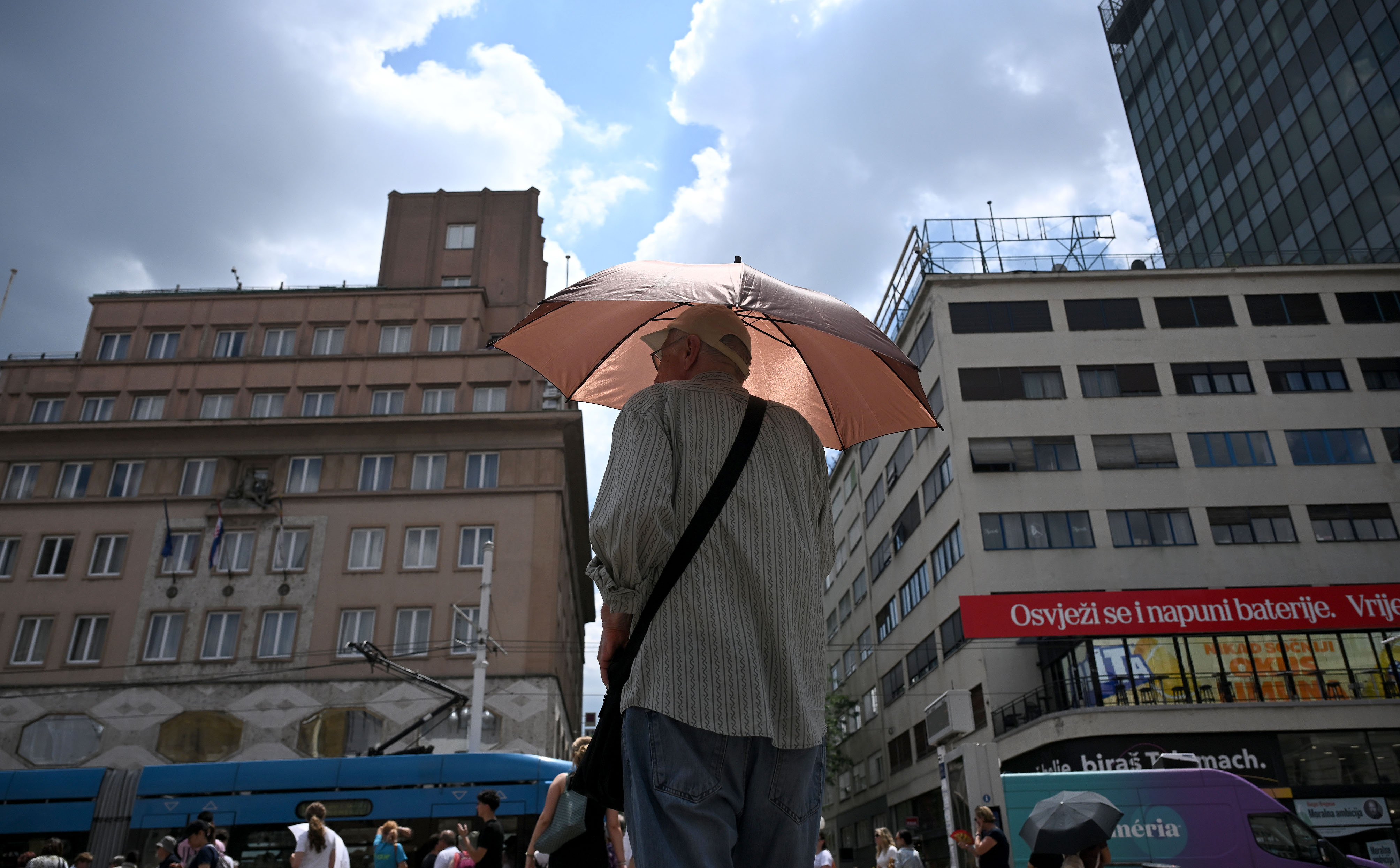23.06.2026., Zagreb - Toplinski val u gradu. Photo: Marko Lukunic/PIXSELL