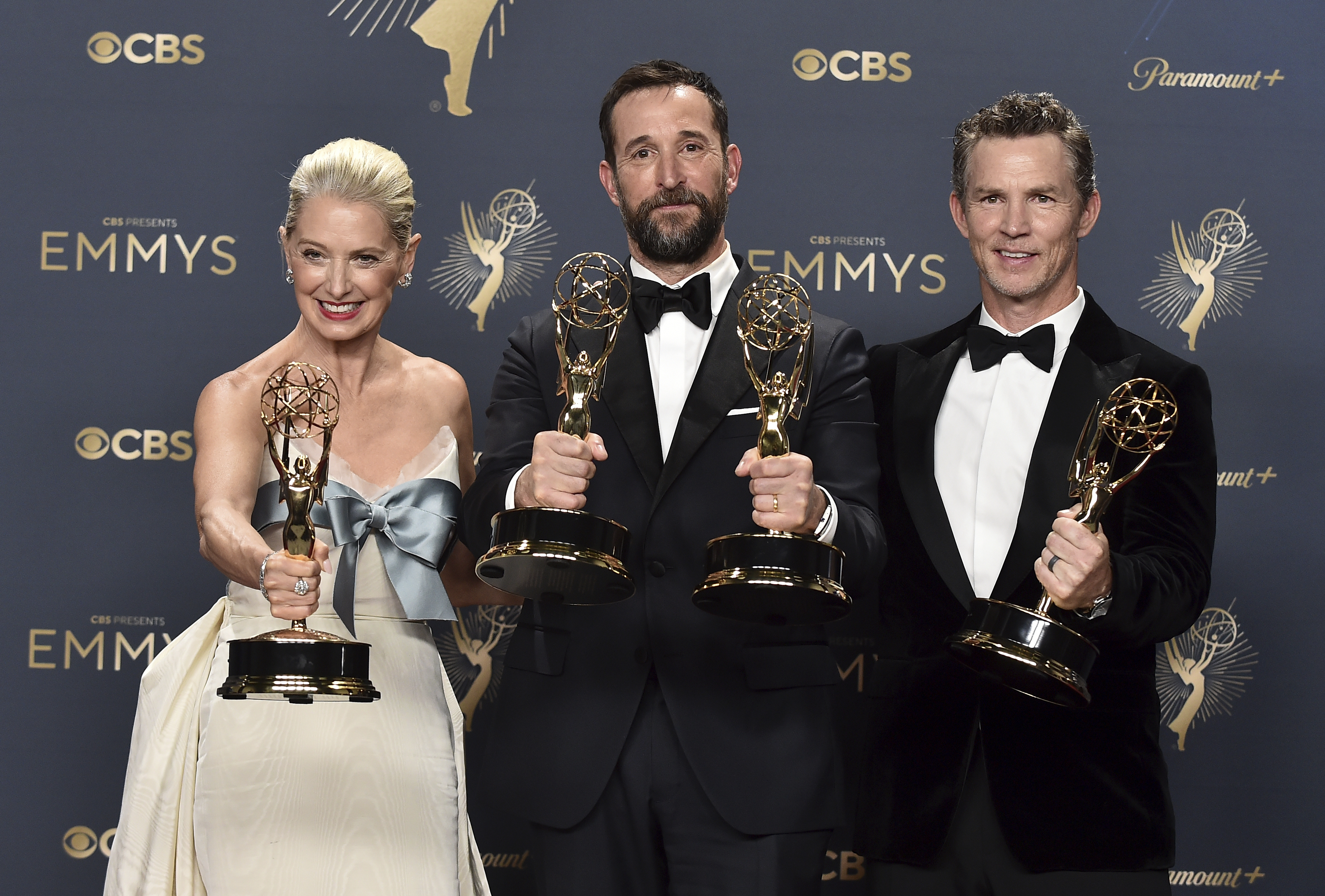 Katherine LaNasa, Noah Wyle and Shawn Hatosy. (Photo by Lisa O'Connor/Invision for the Television Academy/AP Content Services)