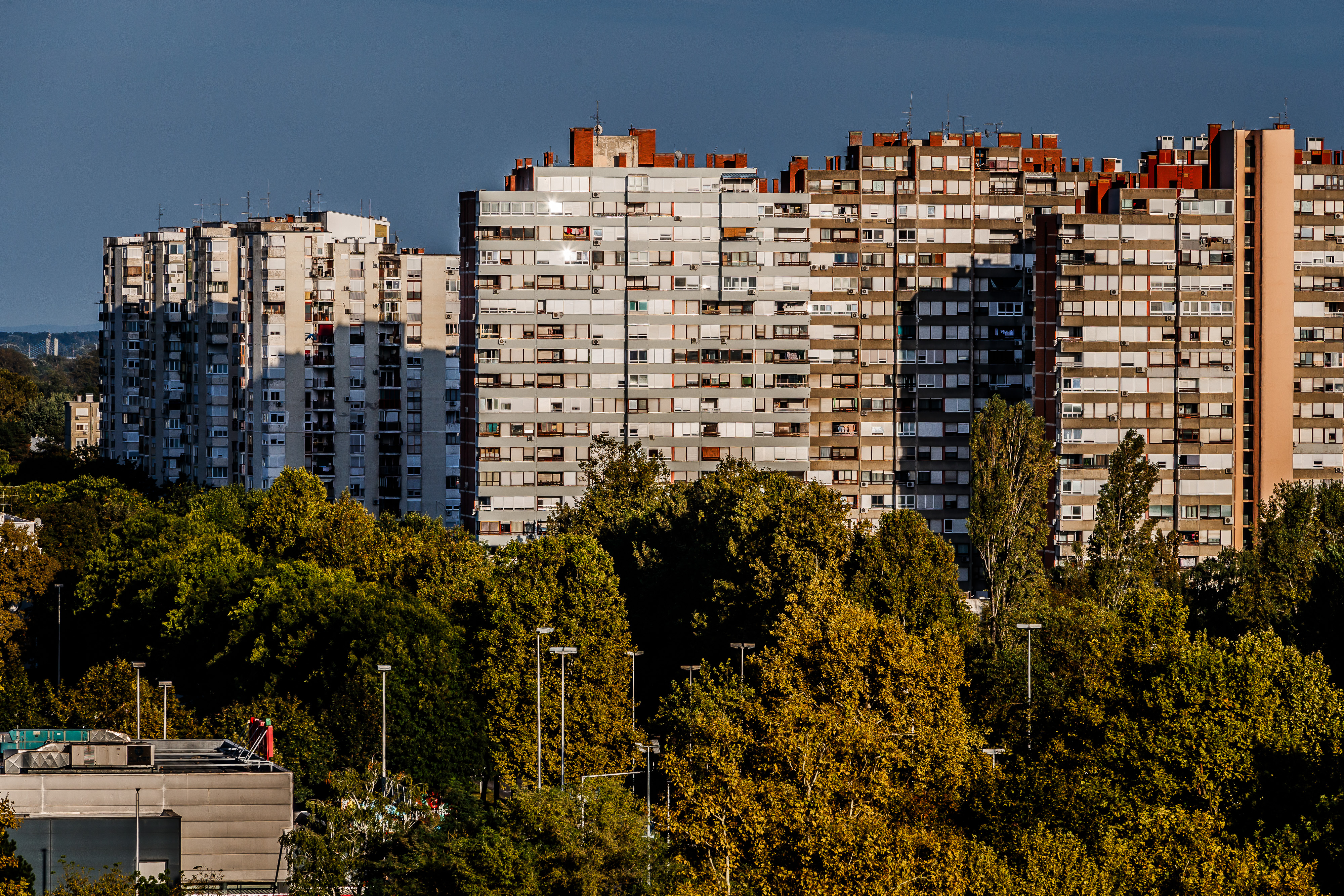 20.09.2023., Zagreb - Poslijepodnevne panorame grada Zagreba i zalaz Sunca. Pogled iz kvarta Sopot na Zagreb. Photo: Zvonimir Barisin/PIXSELL