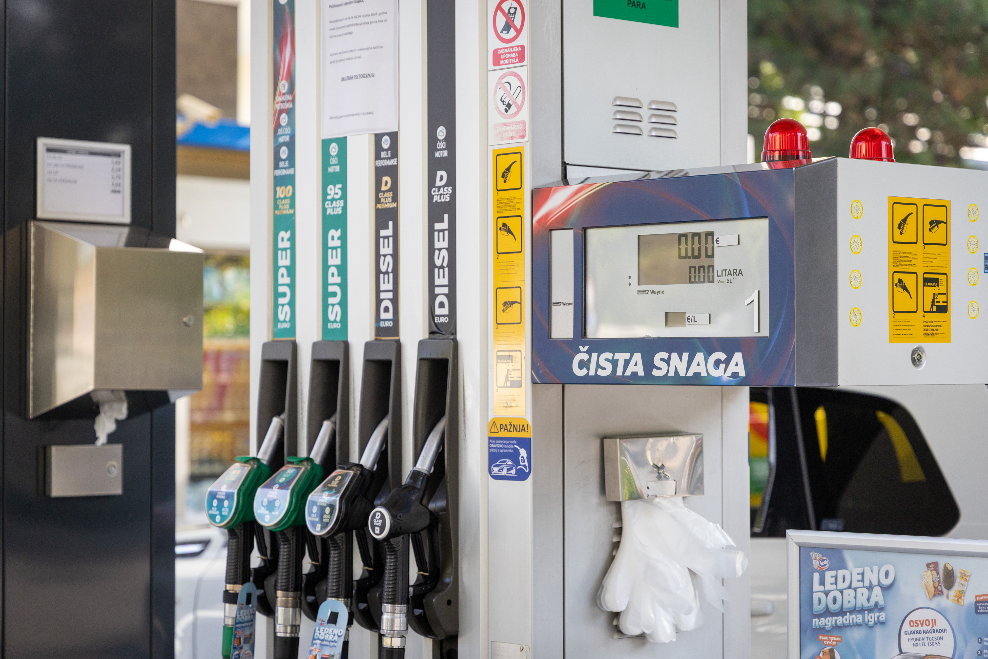 28.07.2026., Zagreb - Stanje na benzinskim pumpama nakon poskupljenja goriva; Drziceva Photo: Mia Slafhauzer/PIXSELL