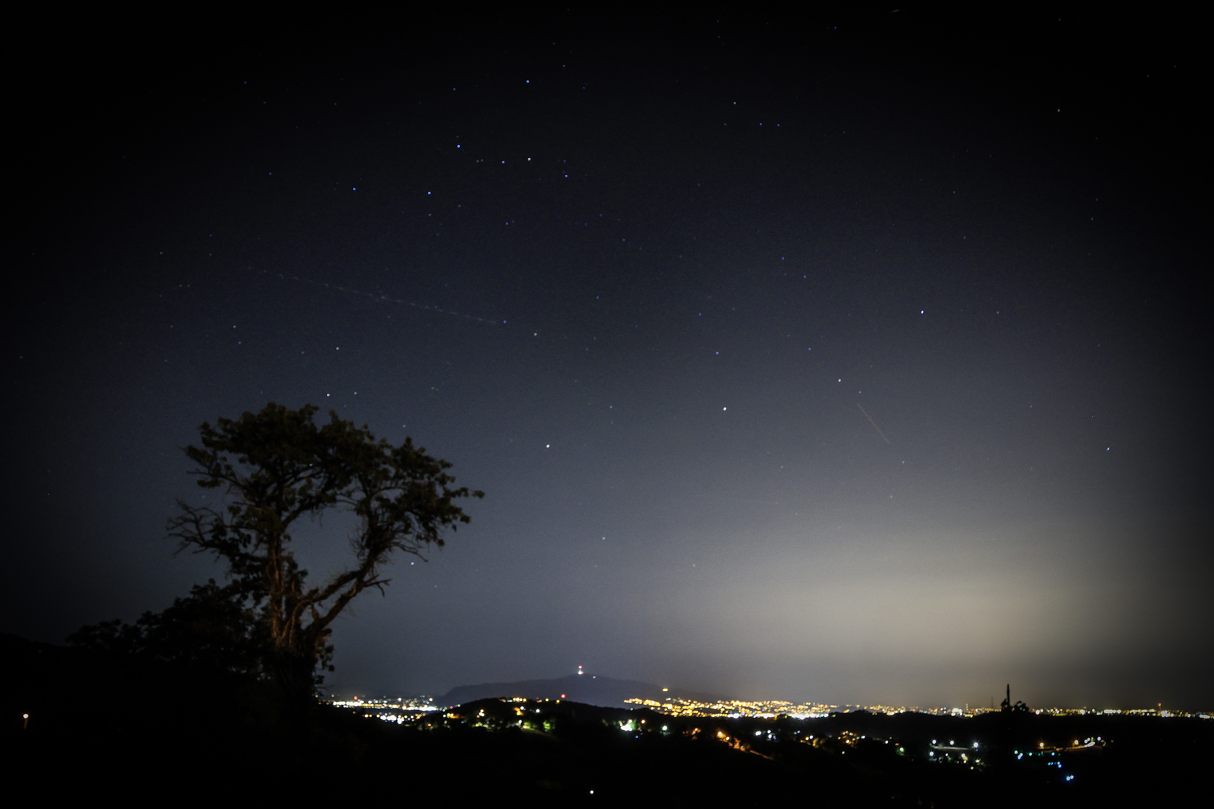 12.8.2026., Samobor - Perzeidi kisa meteora iznad Zagreba. Photo: Marko Prpic/PIXSELL