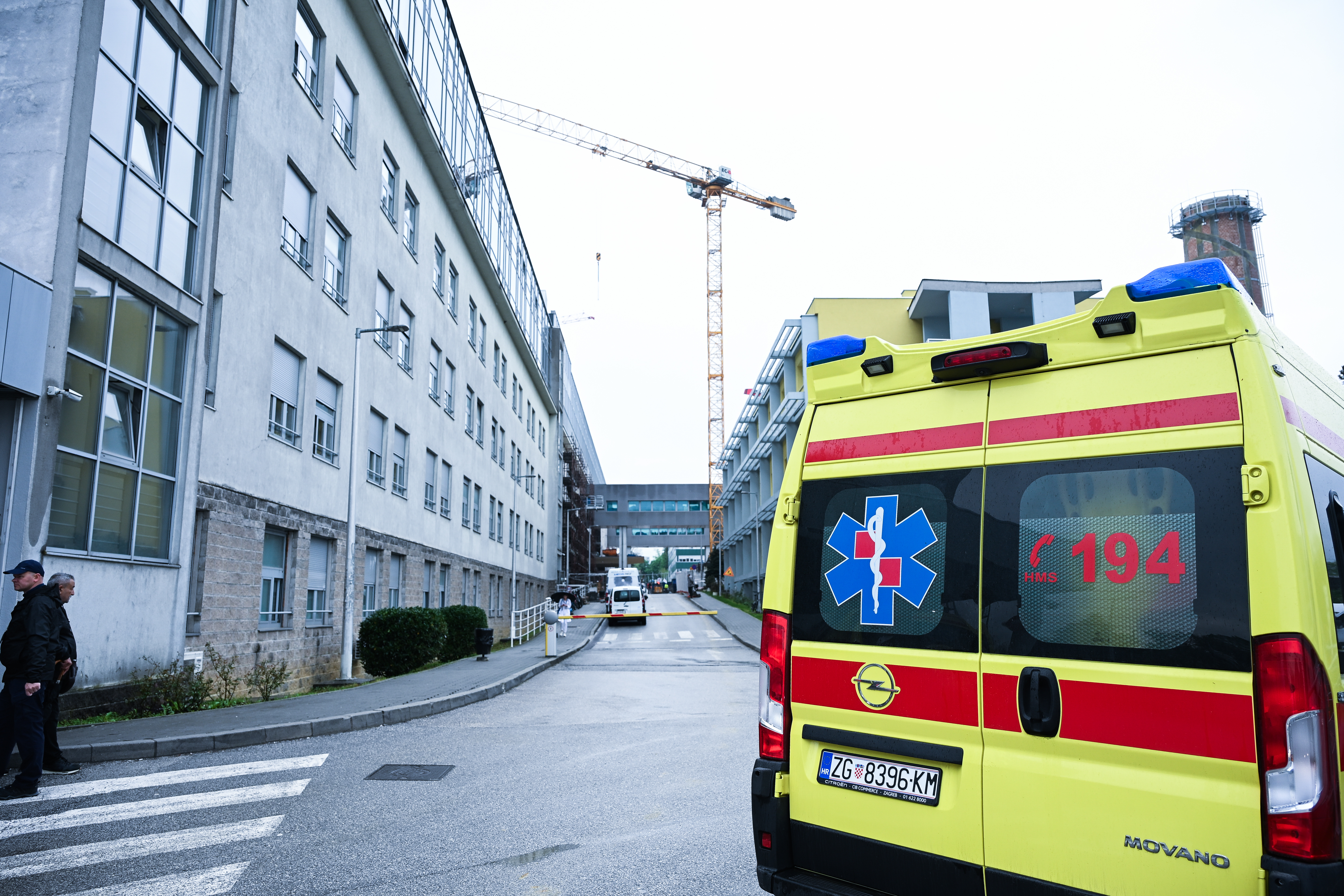 U tijeku su radovi unutar najveceg bolnickog kompleksa u Hrvatskoj, KBC-a Rebro Photo: Lucija Ocko/PIXSELL