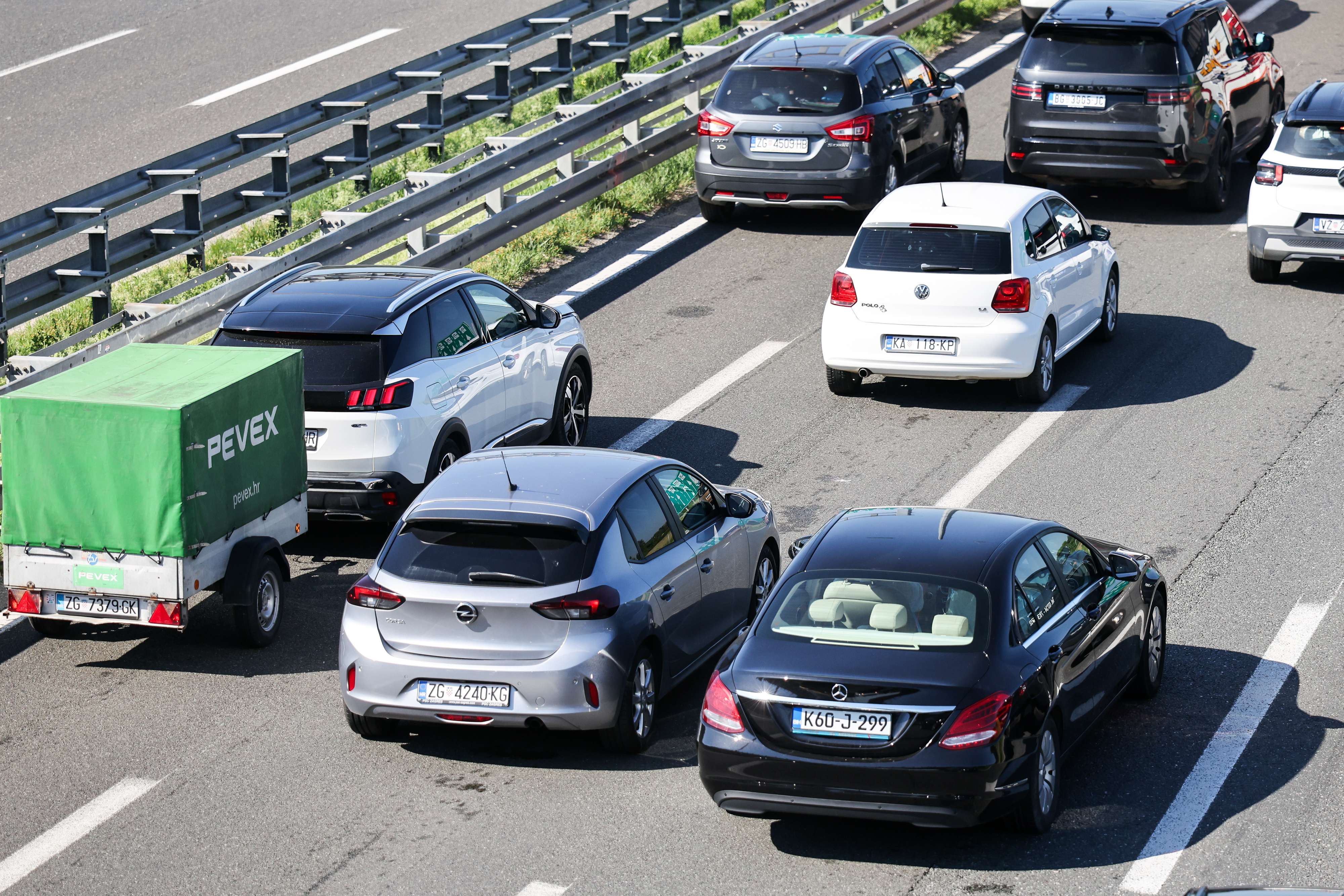 20.06.2026., Zagreb - Kilometarske guzve na autocestama prema moru. Photo: Emica Elvedji/PIXSELL