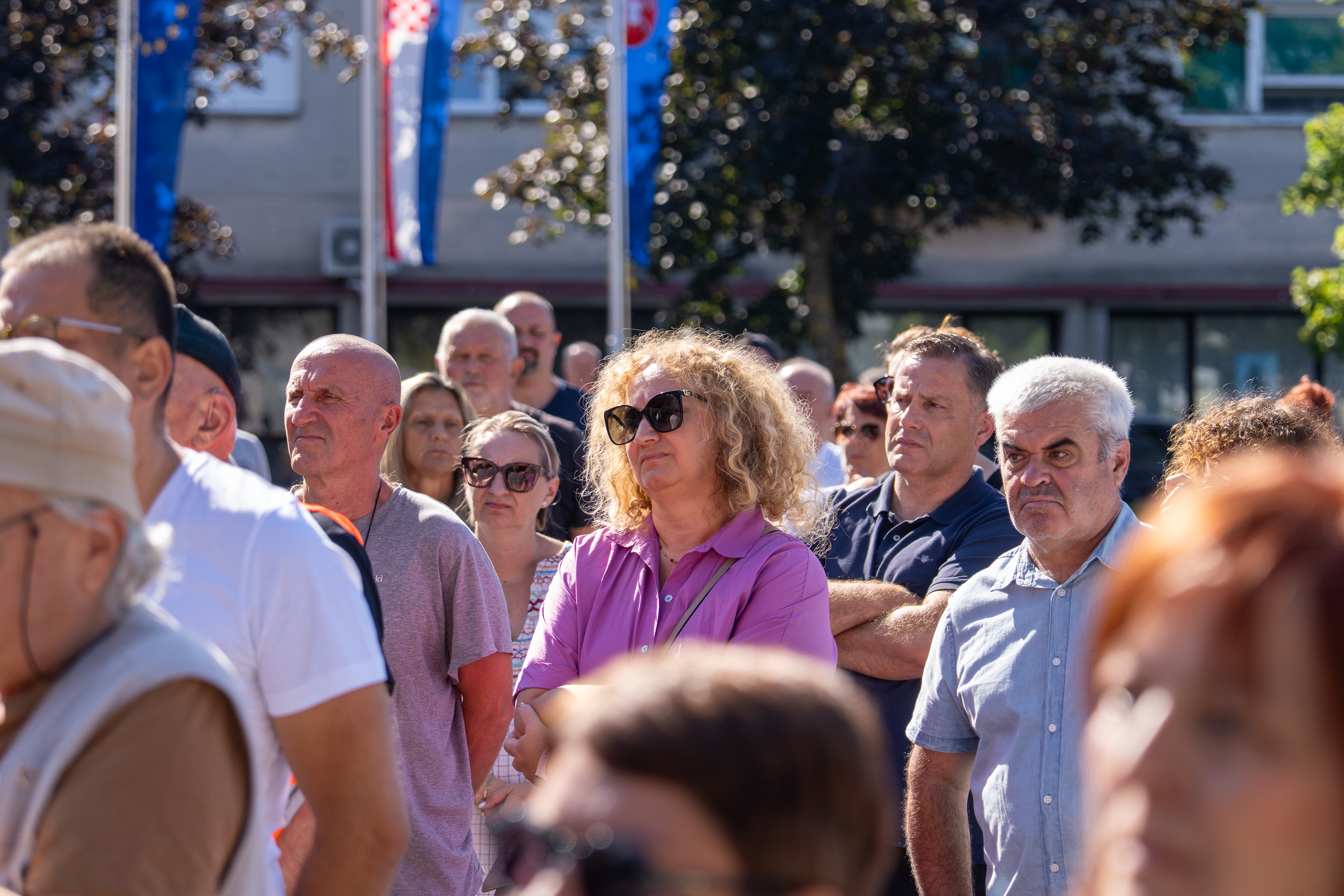 16.08.2026., Gospic - U Gospicu je odrzan prosvjed vezan uz problem ilegalnog odlaganja otpada.  Photo: Hrvoje Kostelac/PIXSELL